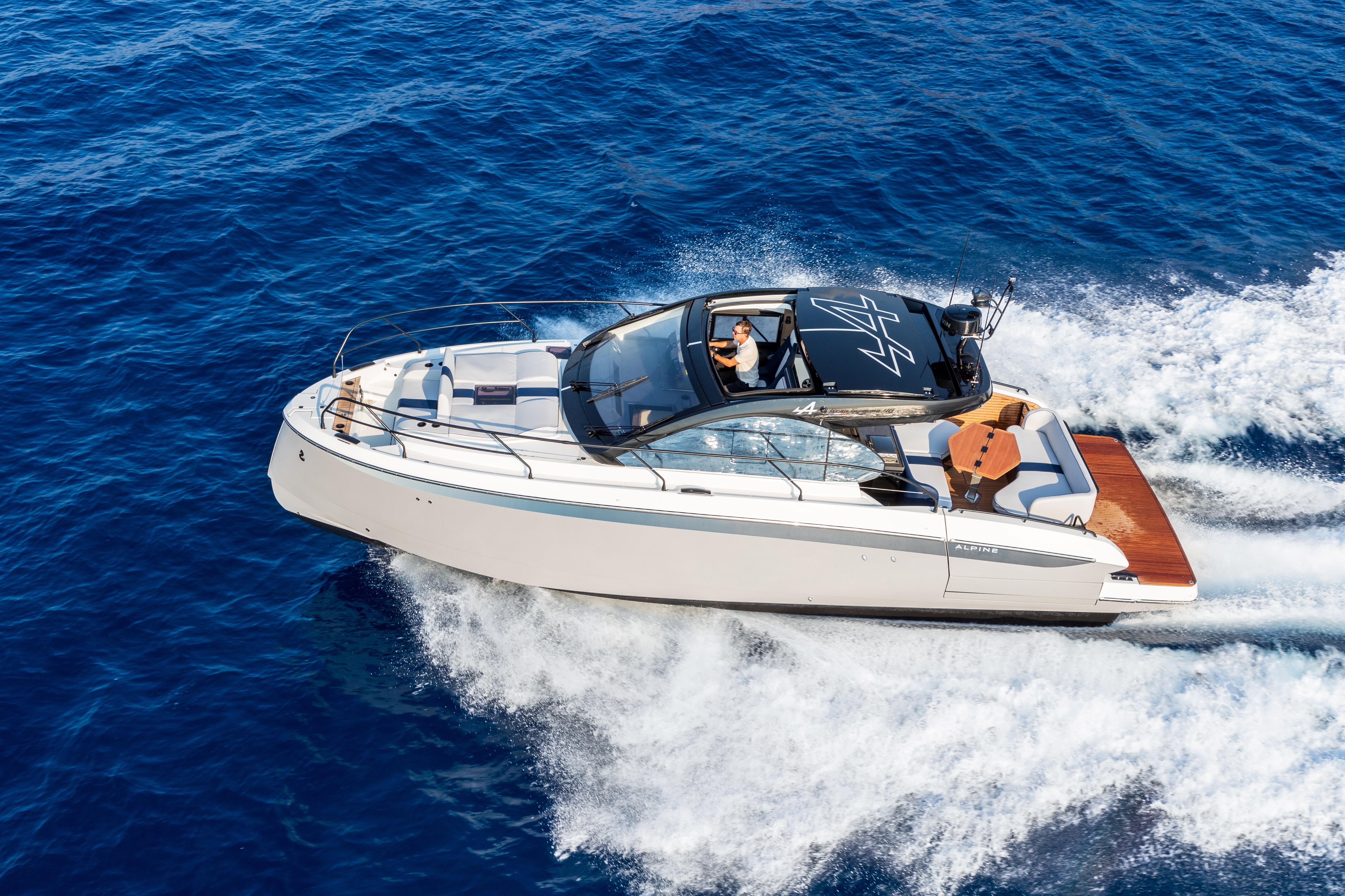 2026 Beneteau Gran Turismo 40 yacht cruising on open blue sea.