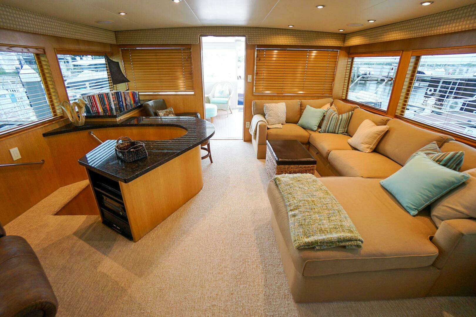 1989 Hatteras 80 Cockpit Motor Yacht - Image 51