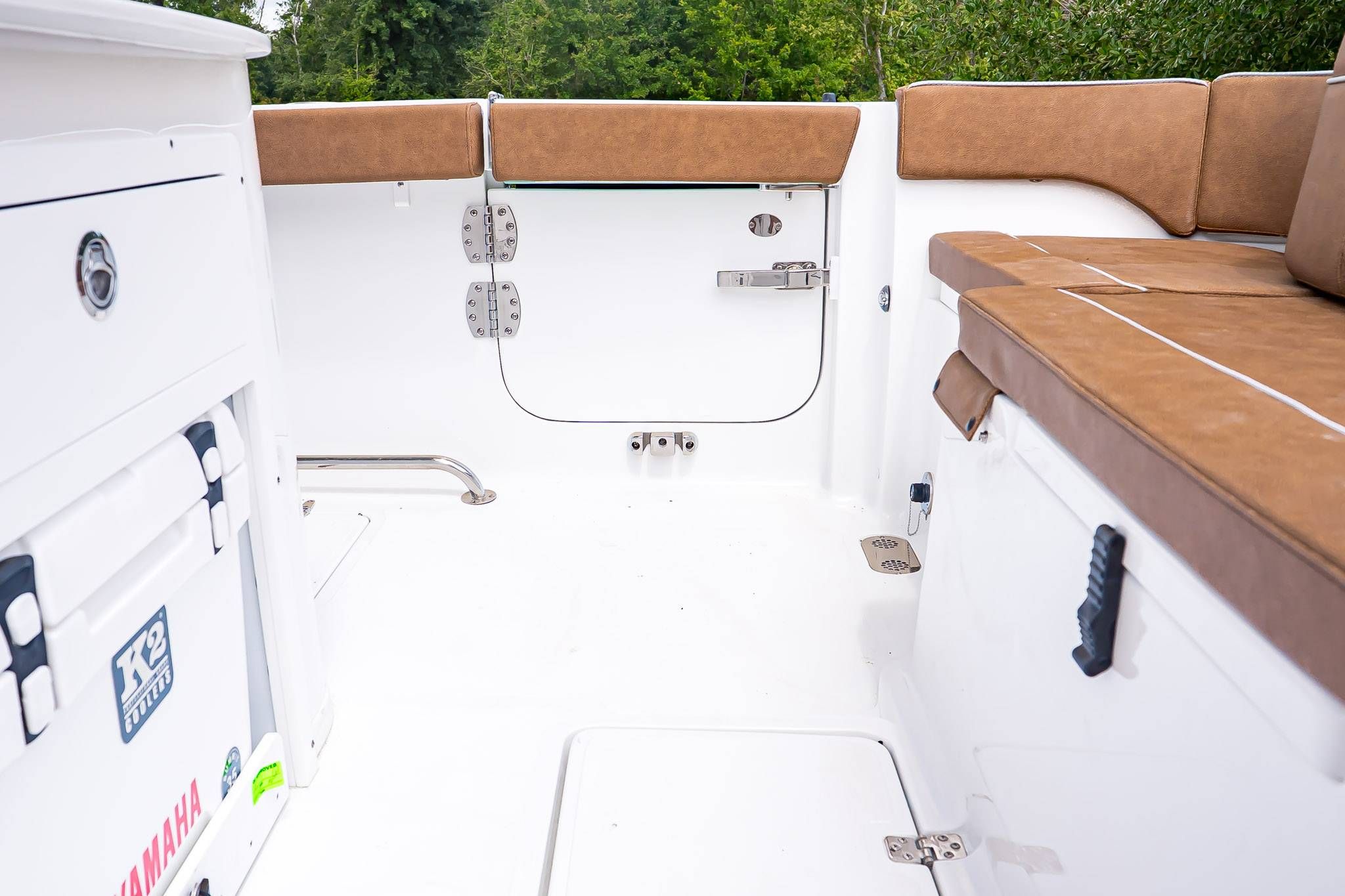 Interior of Sea Hunt ULTRA 285CB boat, model year 2026.