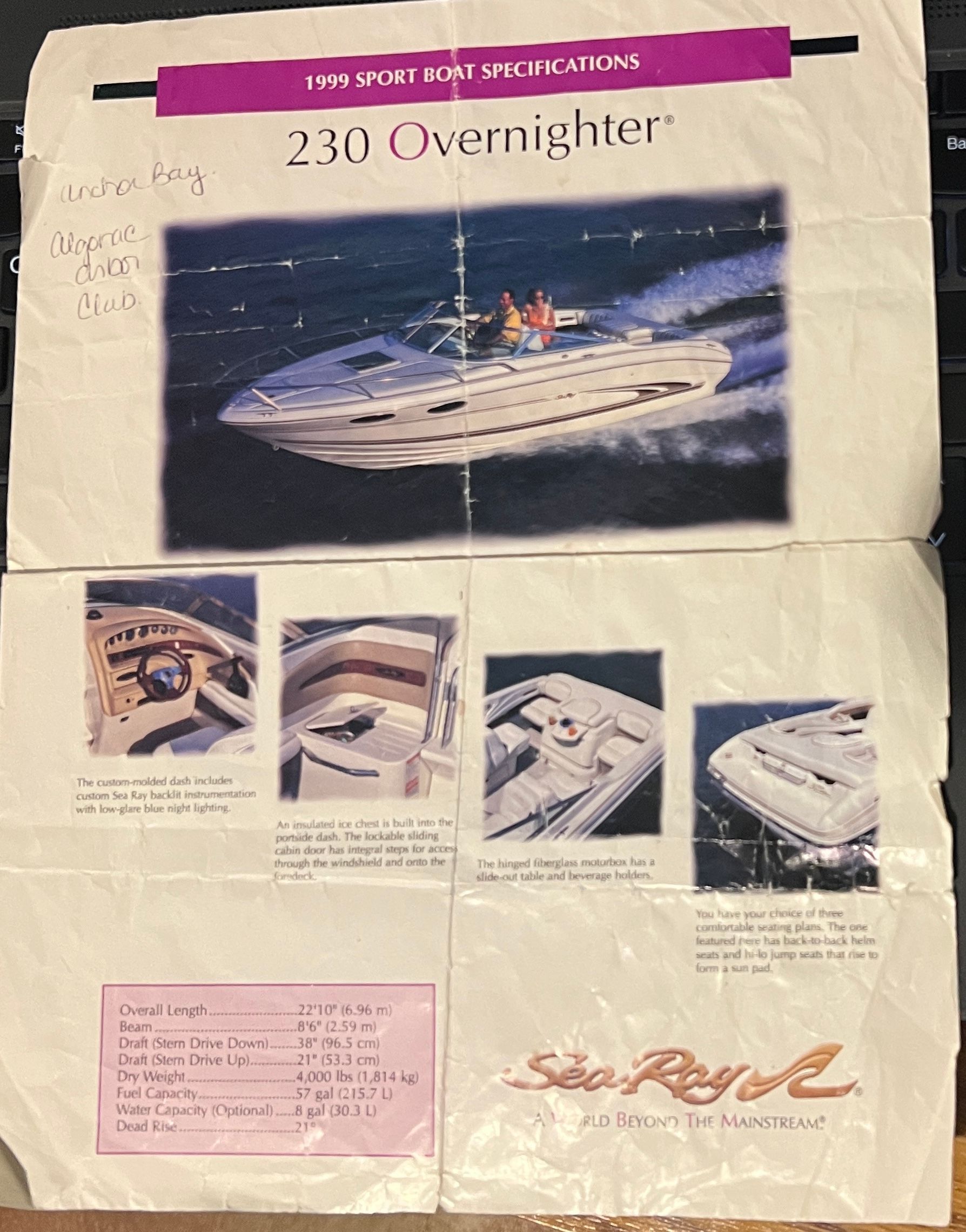 1999 Sea Ray 230 Overnighter - 92