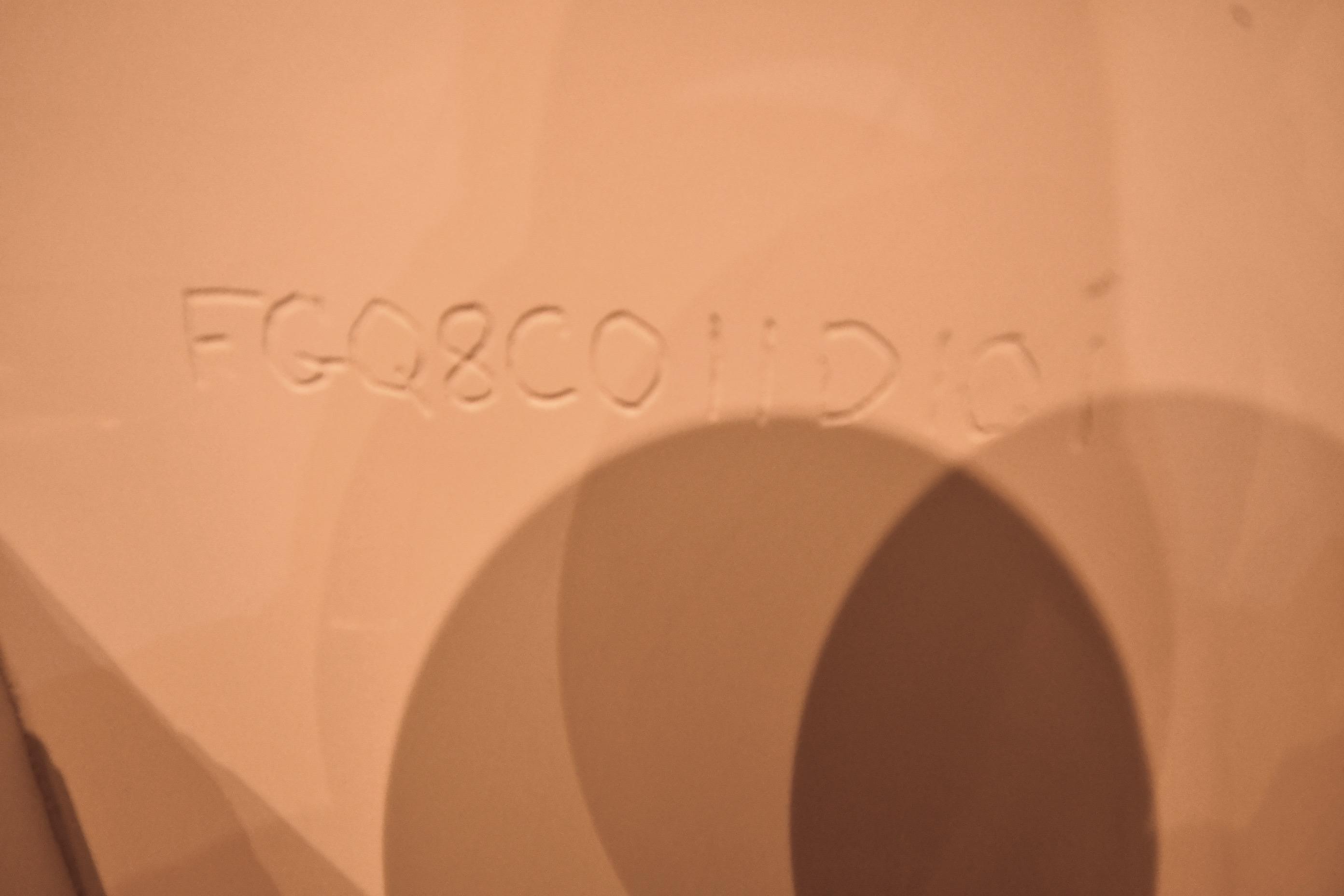 Hull identification number on 2001 Fountain 38 Center Console boat.