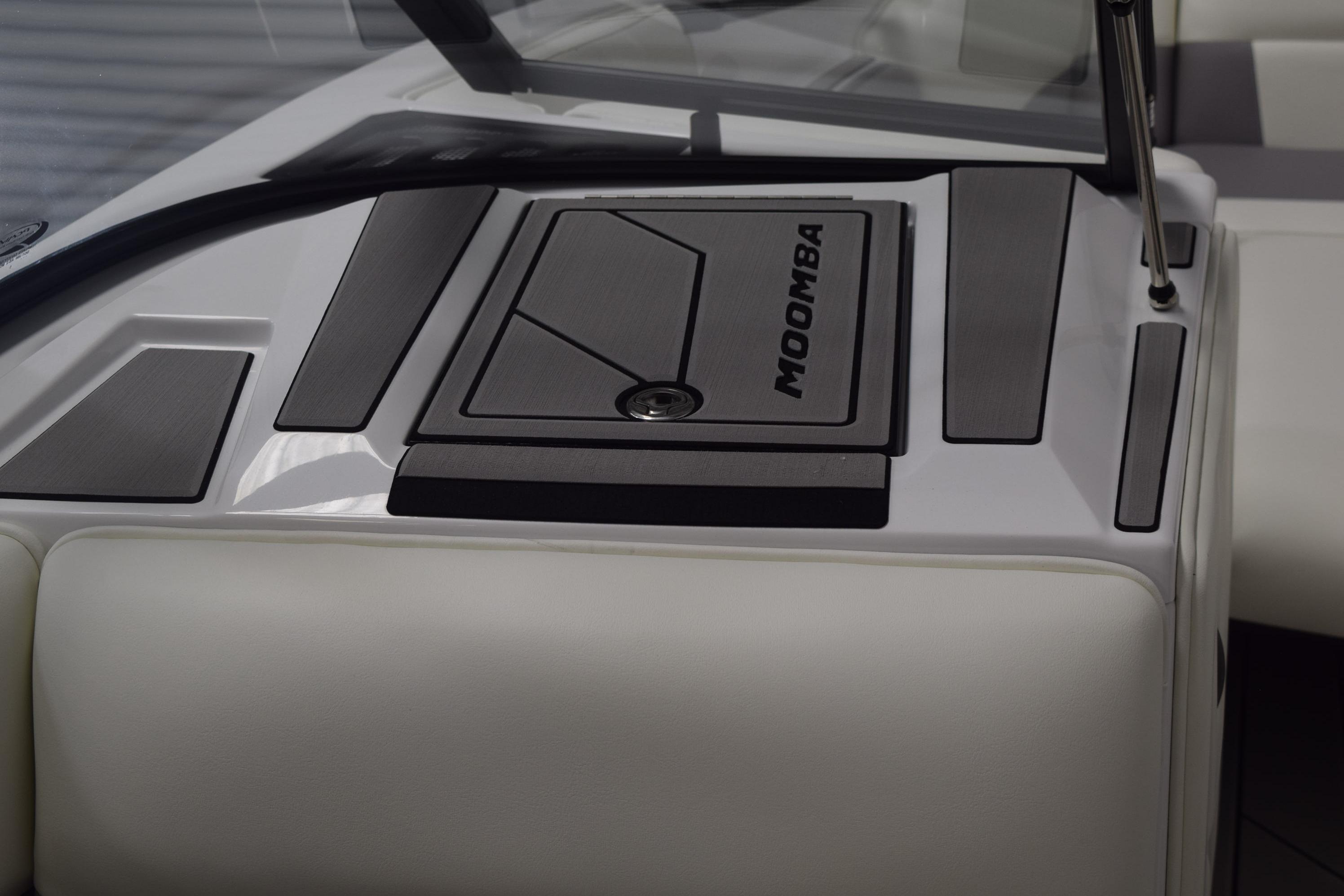 2026 Moomba Craz boat dashboard with sleek design and modern features.
