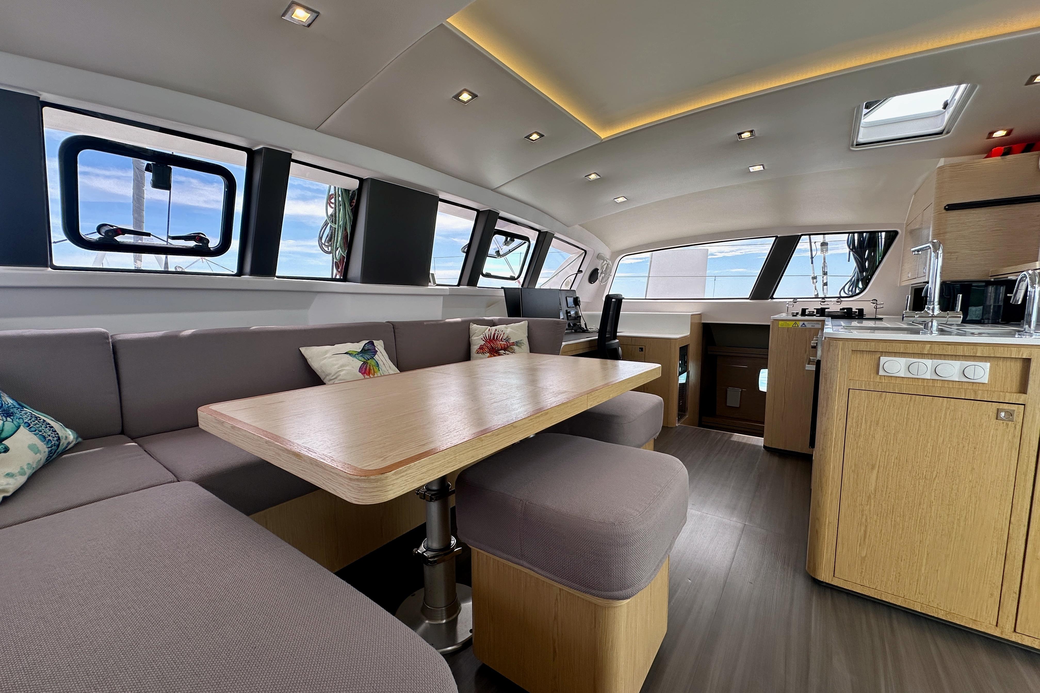2023 OUTREMER 51 CATAMARAN INTERIOR