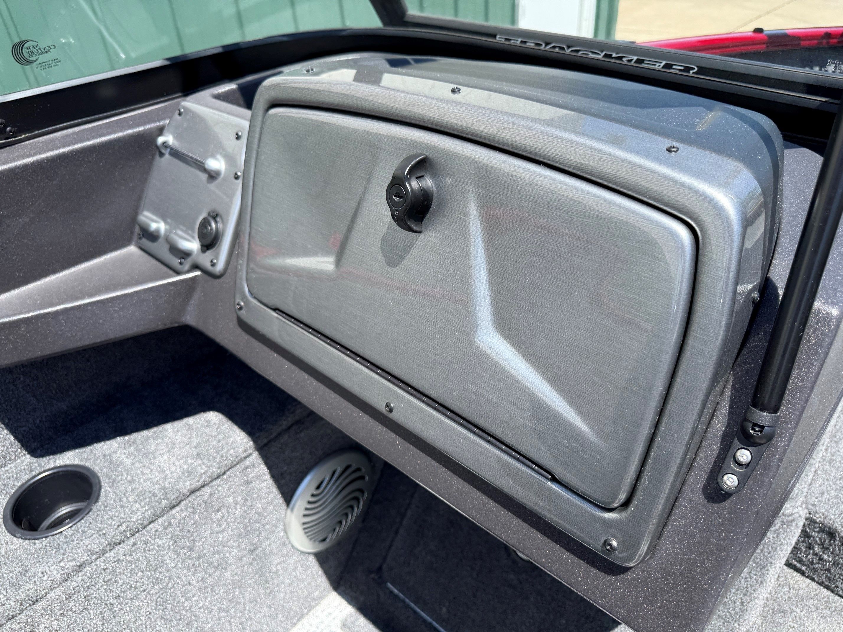 2024 Tracker Pro Guide V175 boat cabin detail view.
