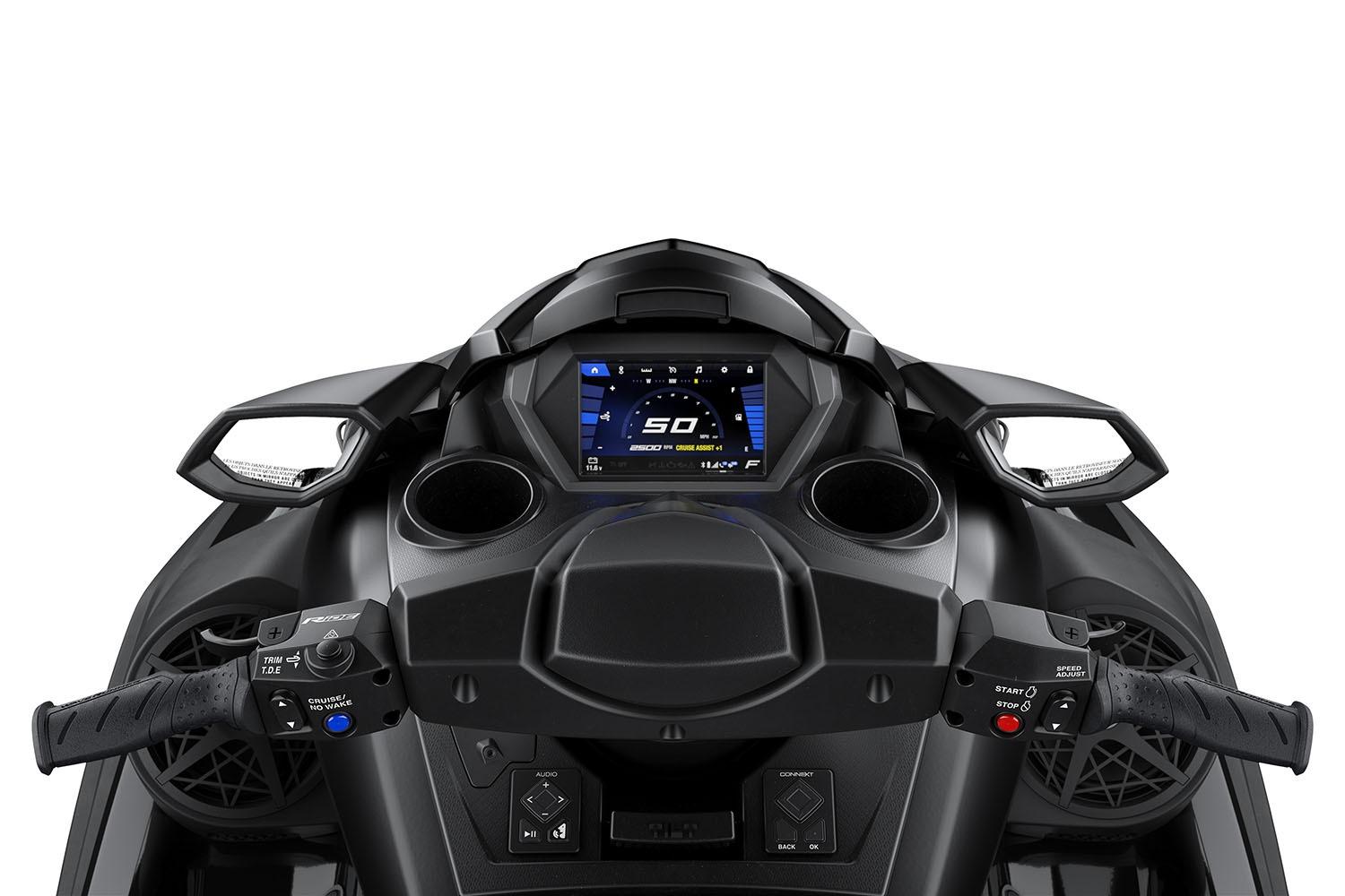 Manufacturer Provided Image: 2026 Yamaha WaveRunner FX Limited SVHO dashboard with digital display and controls.