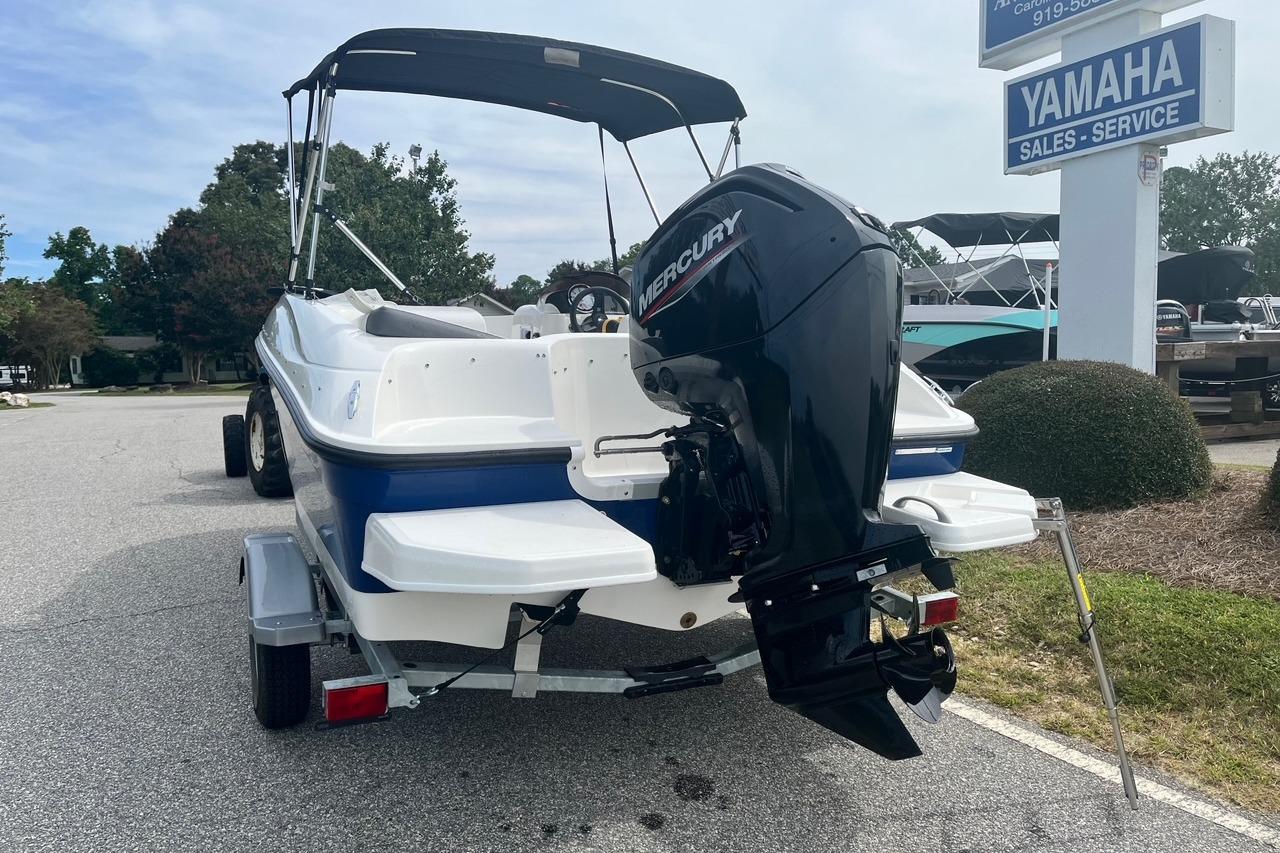 2026 Bayliner Element E16 with Mercury engine at Yamaha sales.