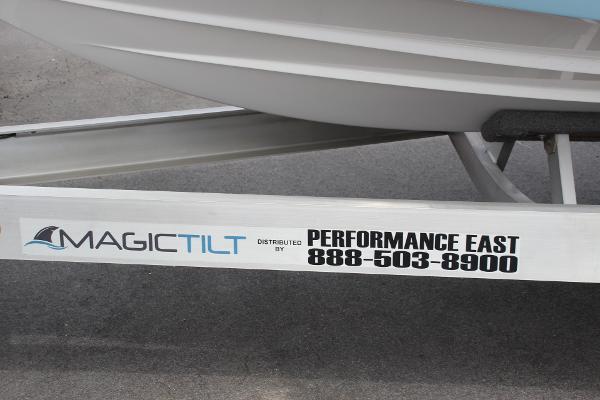 Magic Tilt boat trailer for 2023 Scarab 255 Open ID, Performance East contact info.