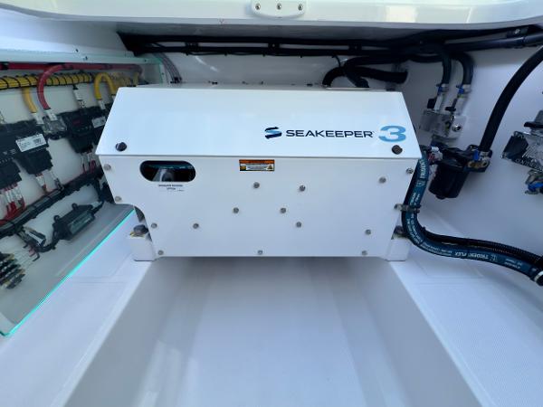 Seakeeper 3 installed in 2025 Mag Bay 38 Center Console boat.
