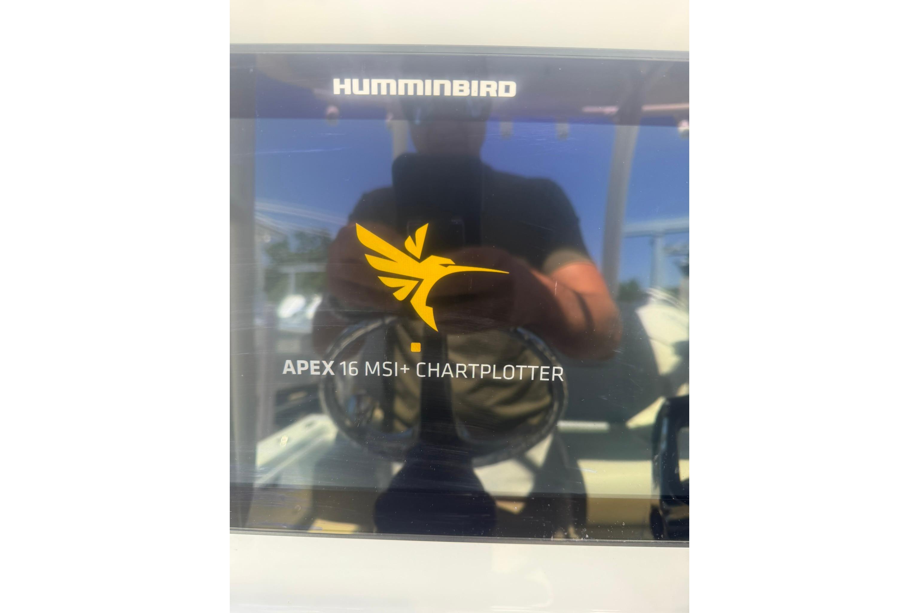 Humminbird Apex 16 MSI+ Chartplotter on 2024 Pair Customs 24 Center Console MV.