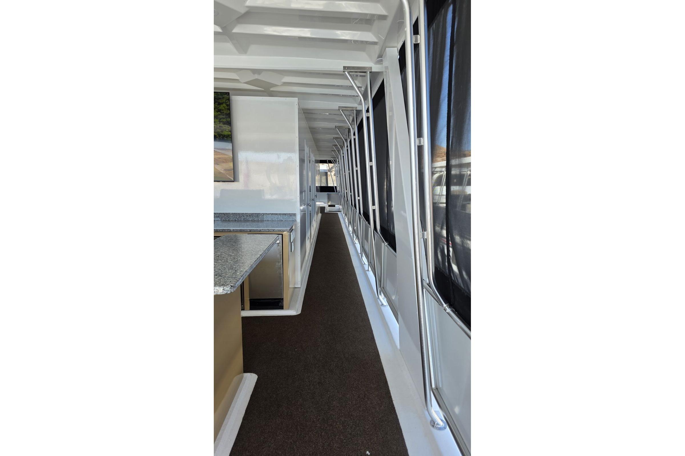 Interior view of 2025 Sumerset Excellence Multiple Shares houseboat with sleek design and modern finishes.