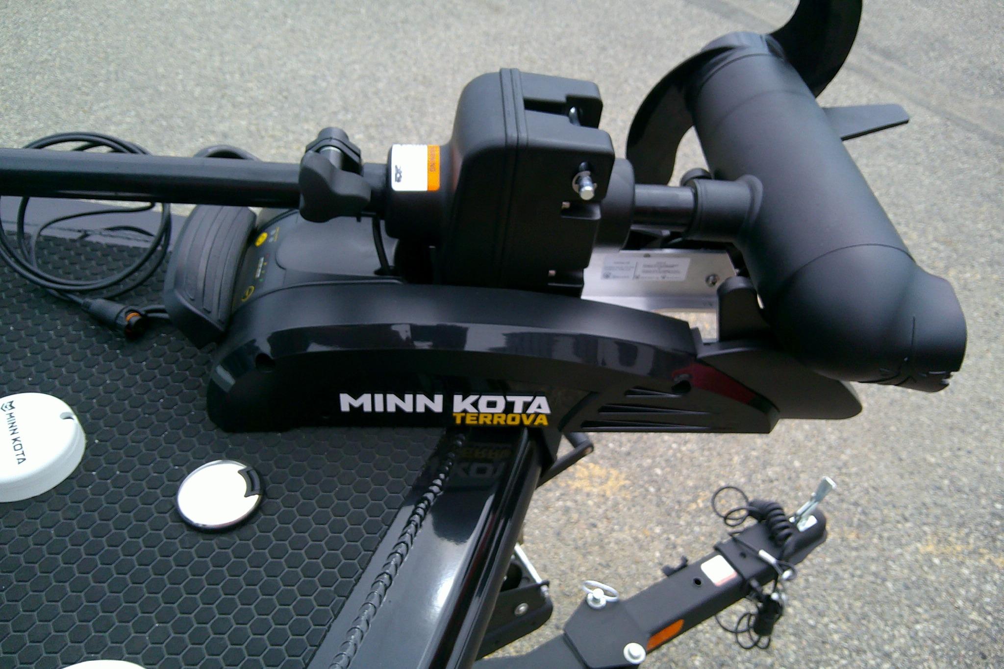 Minn Kota Terrova motor on 2026 Ranger VS1782SC Reata boat deck.