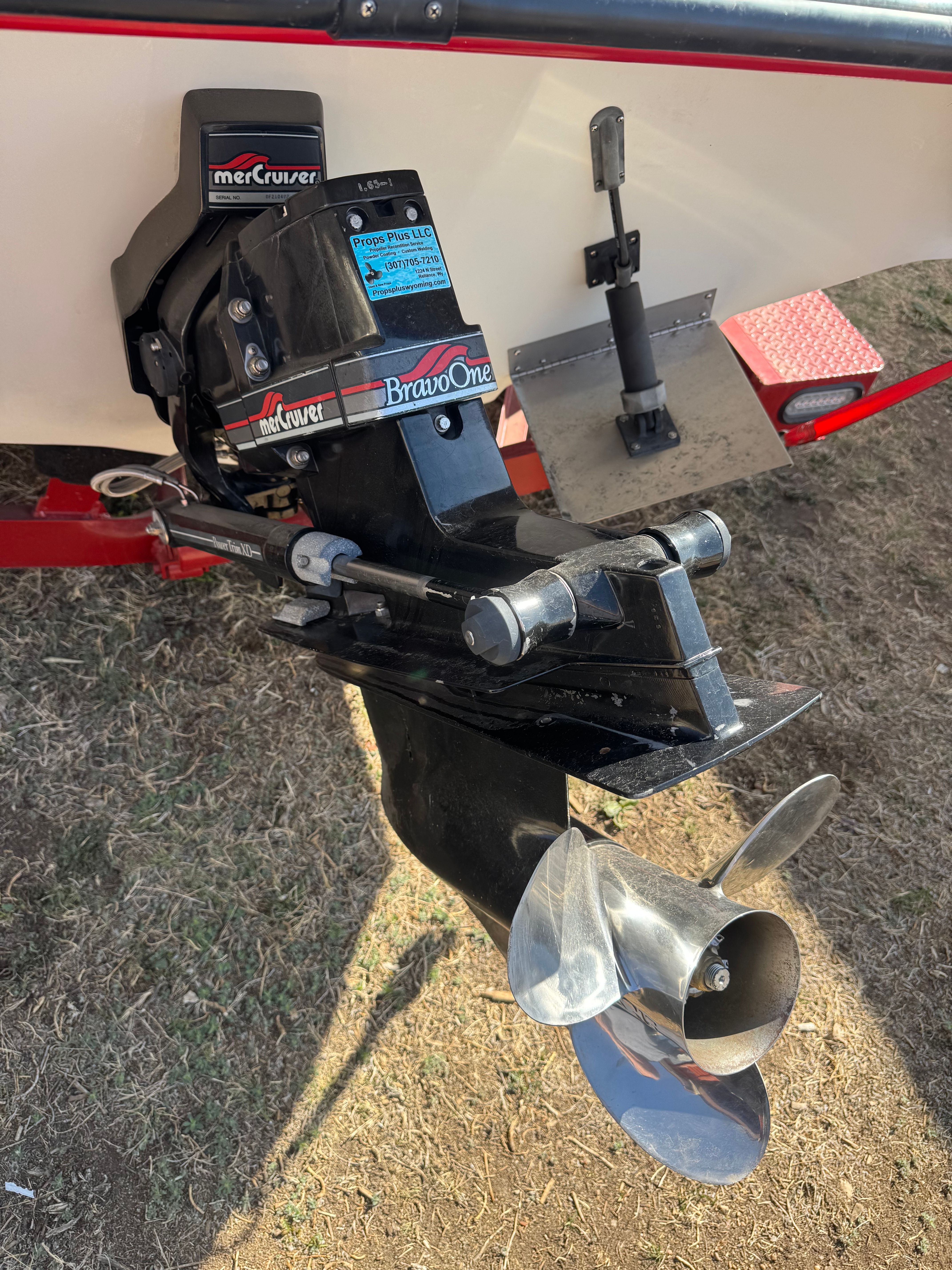 1994 Crownline 266 BR with MerCruiser Bravo One drive.