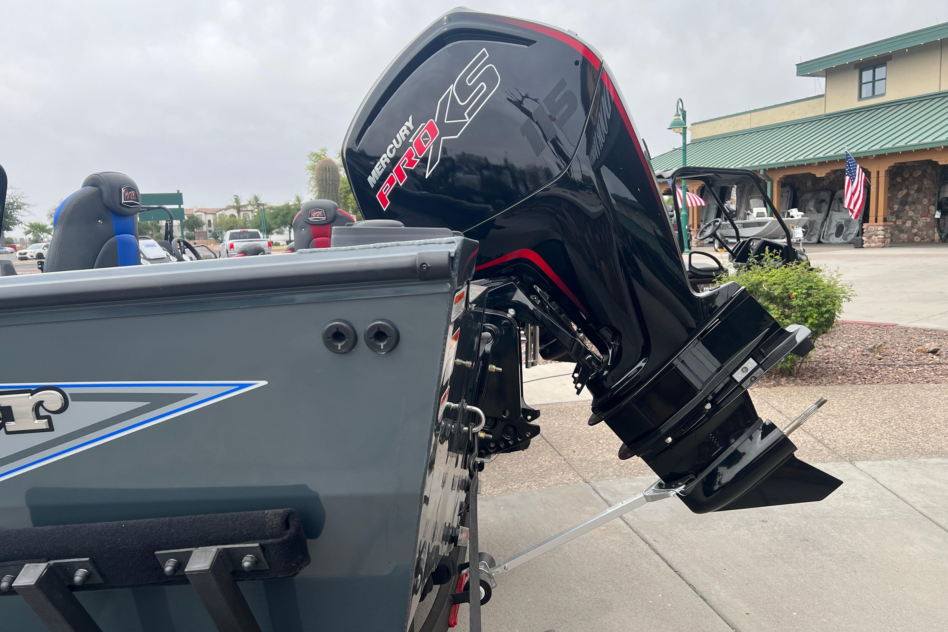 2026 Ranger VS1682SC Angler boat with Mercury Pro XS outboard motor.