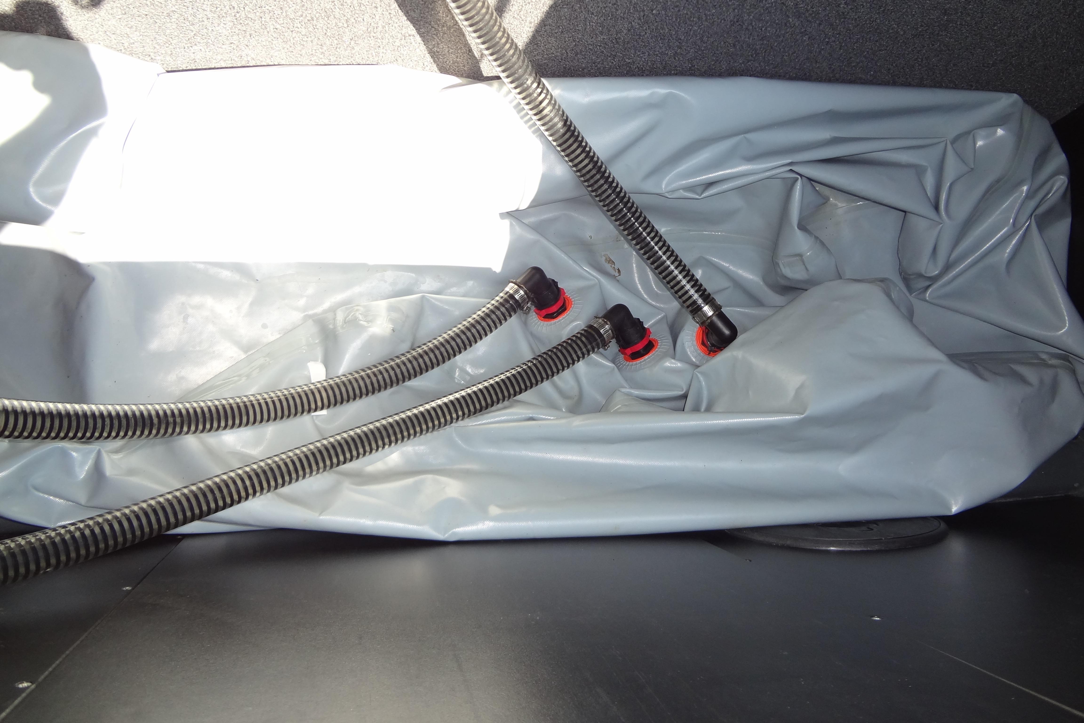 2022 ATX Surf Boats 24 Type-S ballast system with hoses and connectors.