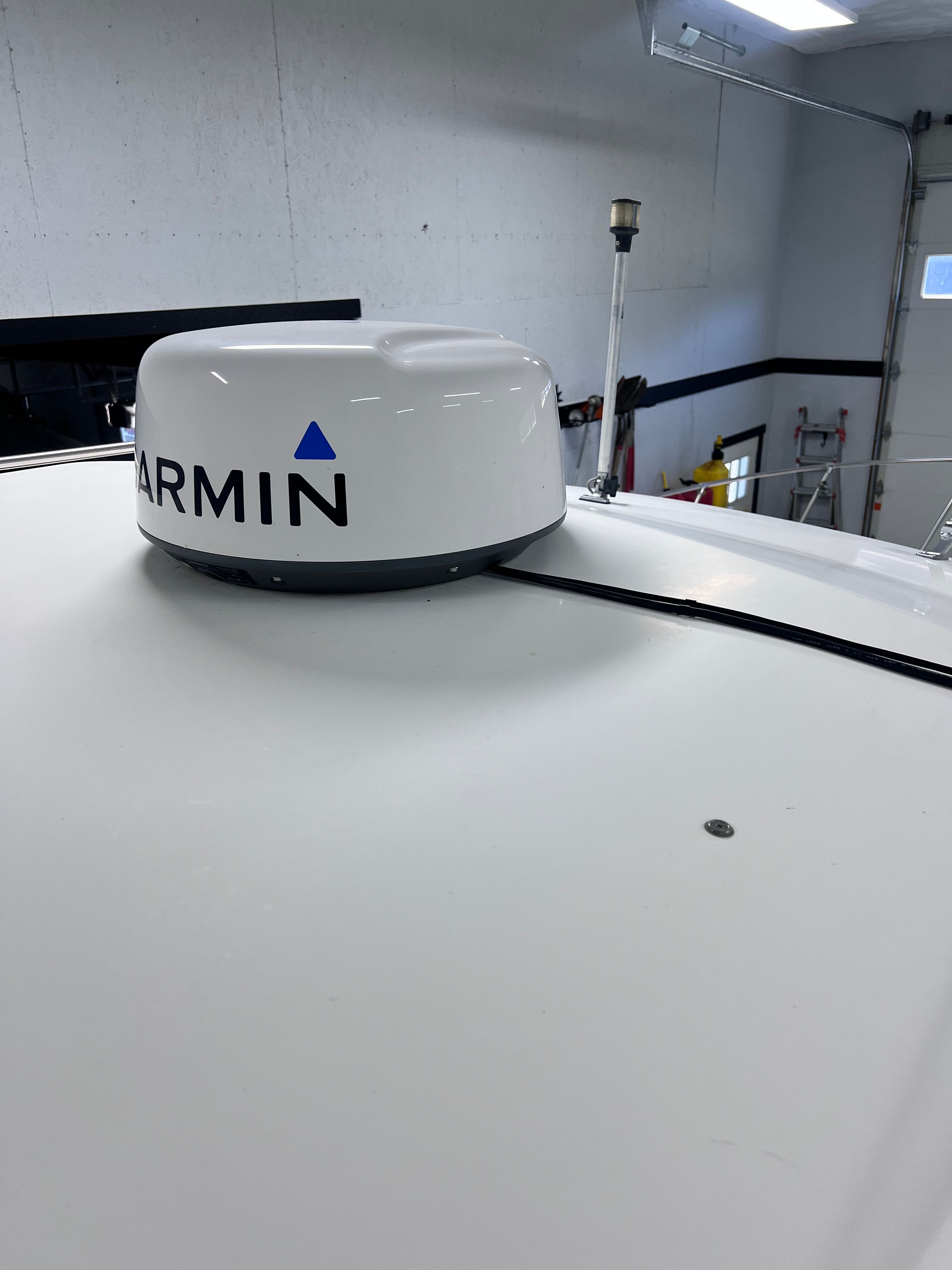 Garmin radar on 1997 Bayliner 2452 boat.