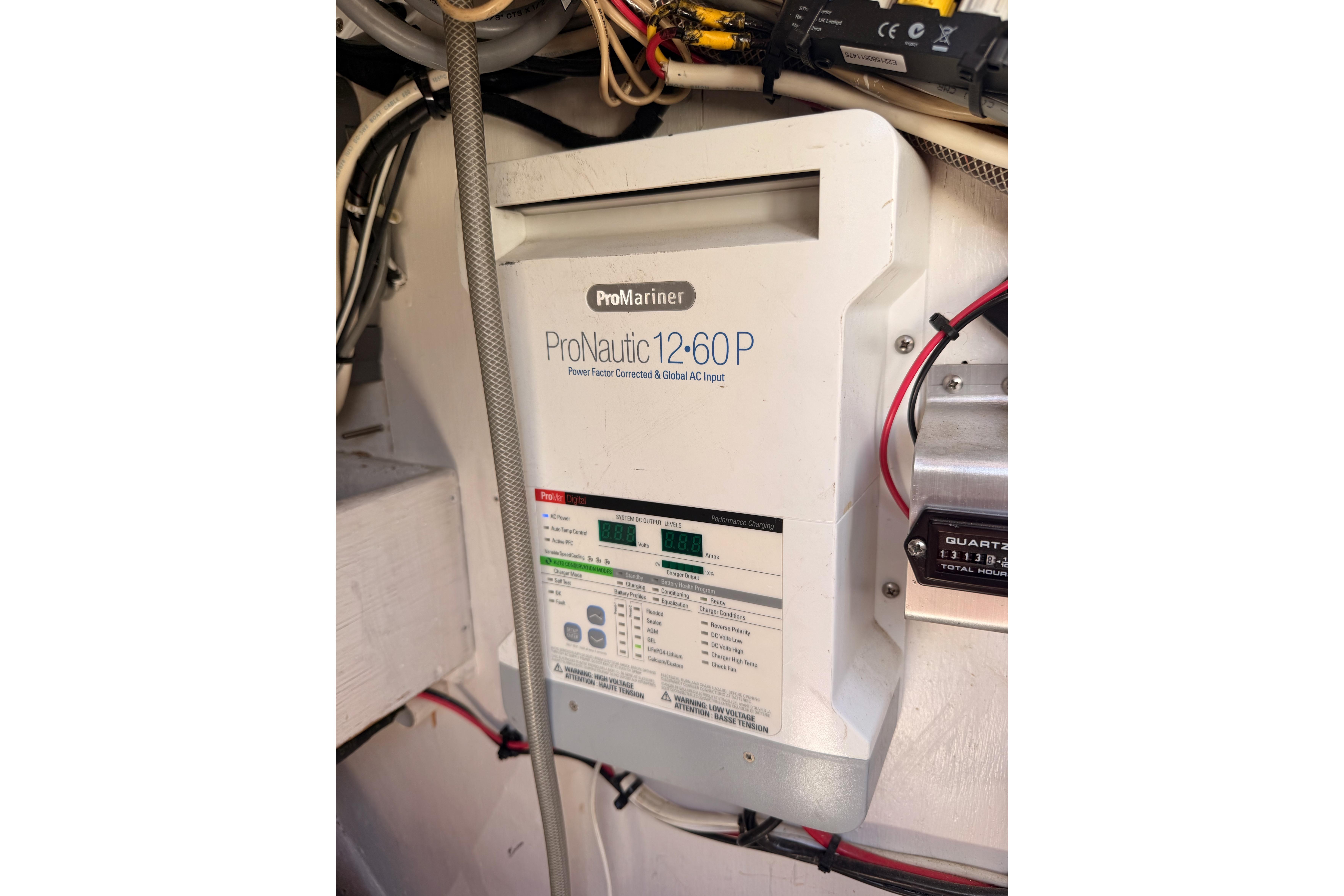 ProMariner ProNautic 12-60P charger in a 1991 Caliber 33 boat.