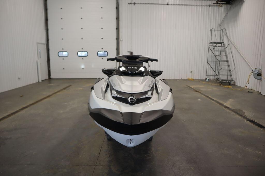 2026 Sea-Doo GTX Limited 325 jet ski in a spacious indoor garage.