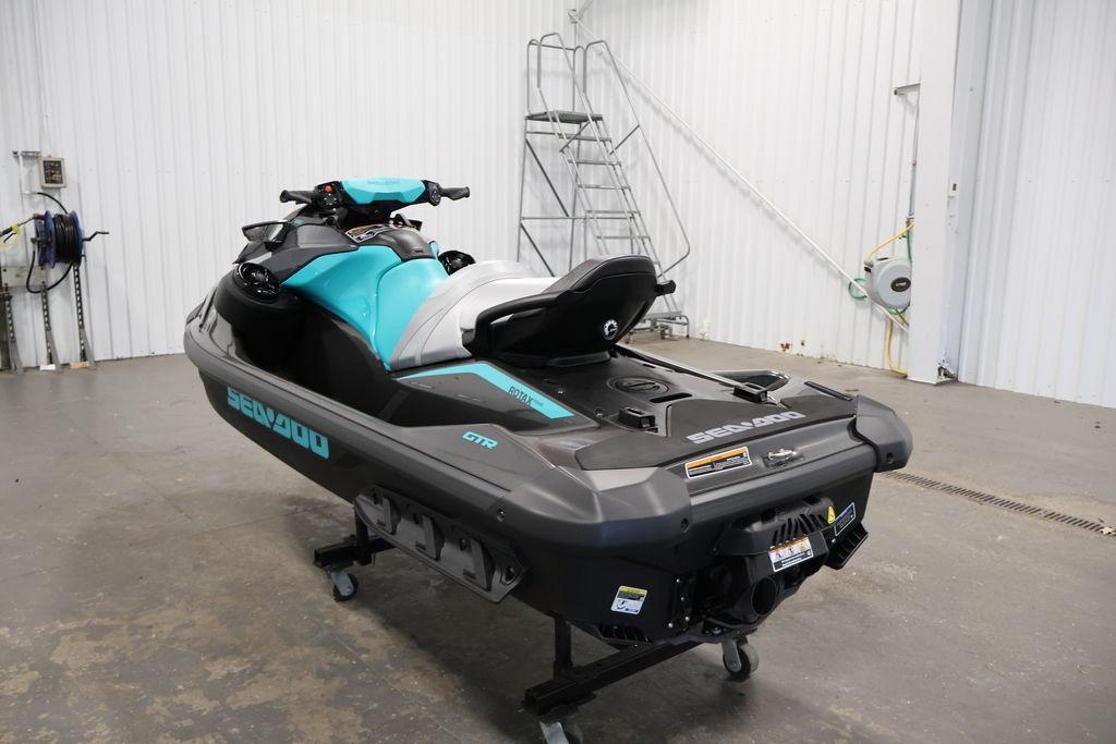 2026 Sea-Doo GTR 230 jet ski in a garage setting.