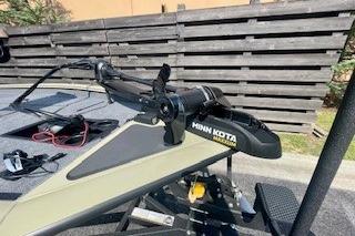 2026 Tracker Pro Team 190 boat with Minn Kota trolling motor.