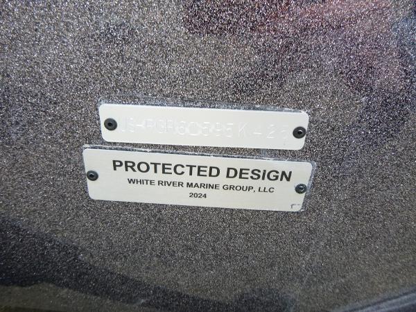 Protected design label on 2025 Ranger Z521 by White River Marine Group.