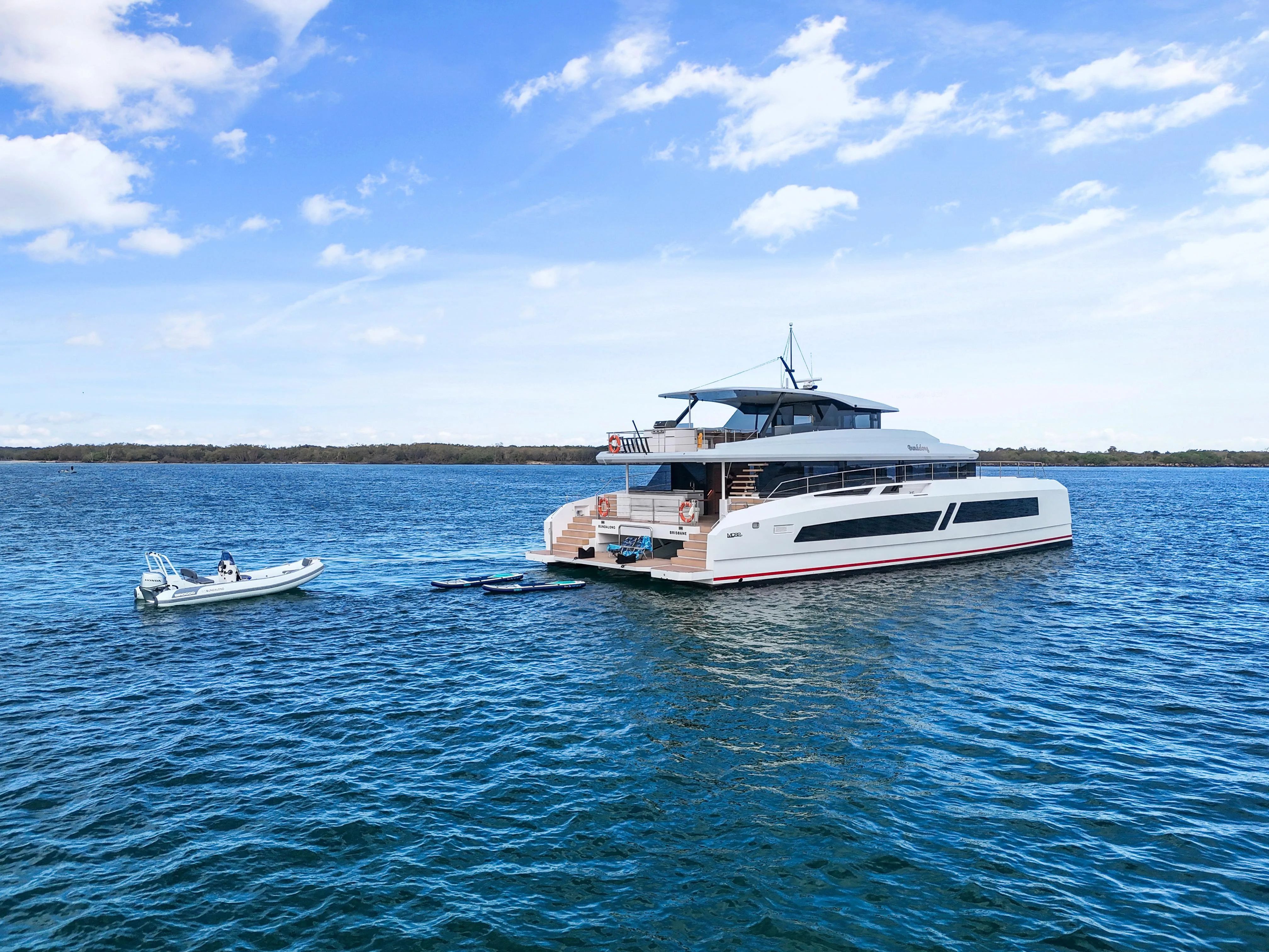 Luxury yacht McConaghy MC 82P 2023 on open sea.