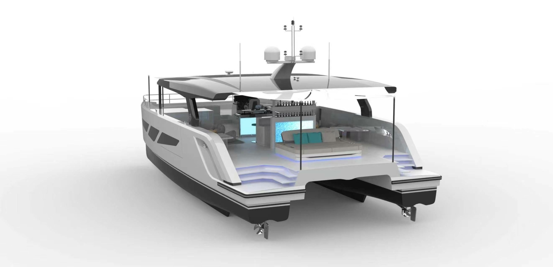 2027 Diamond Yachts P55 Power Catamaran - Image 6