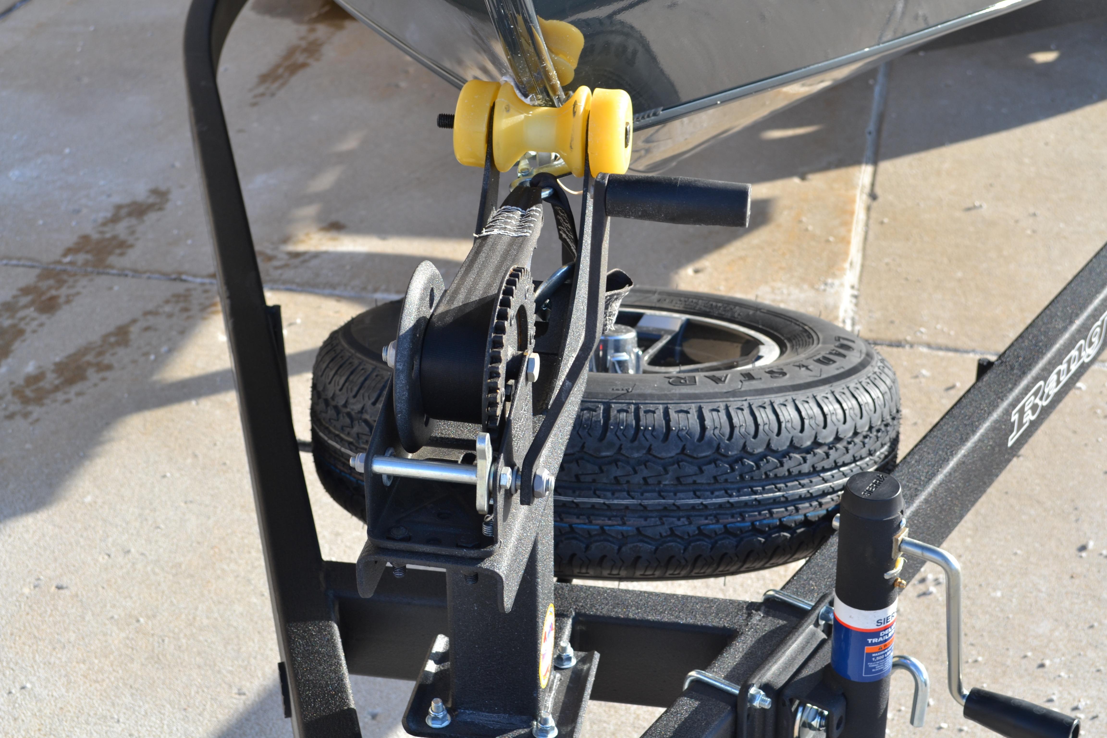 2026 Ranger VS1882SC Reata trailer hitch and wheel detail.