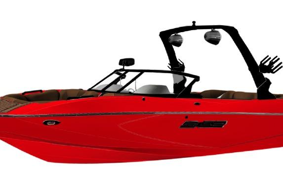 Red 2027 MB B52 23 Classic boat with sleek design and modern features.