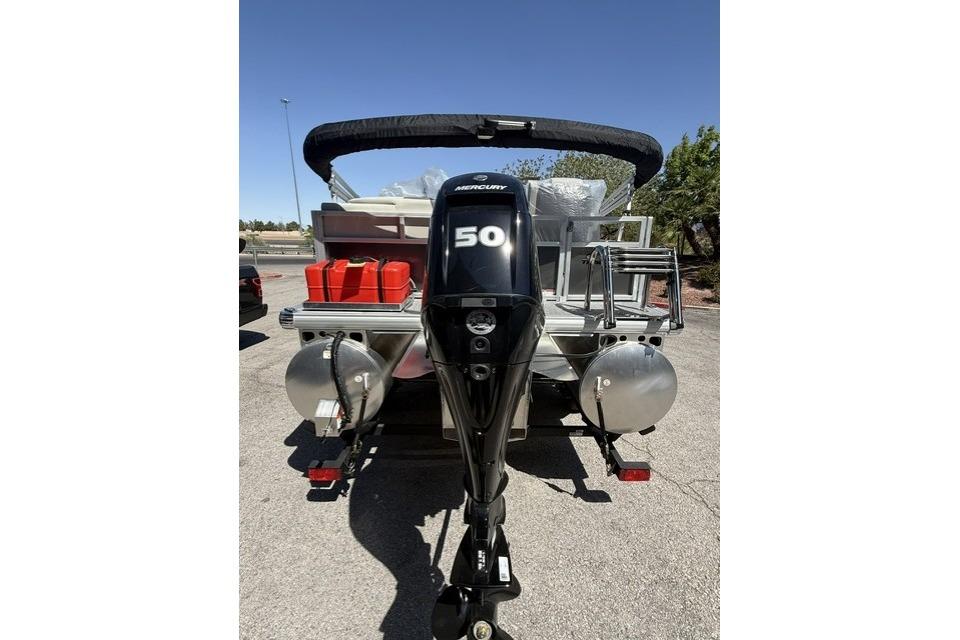 2026 Sun Tracker Bass Buggy 16 XL Select with Mercury 50 outboard motor.