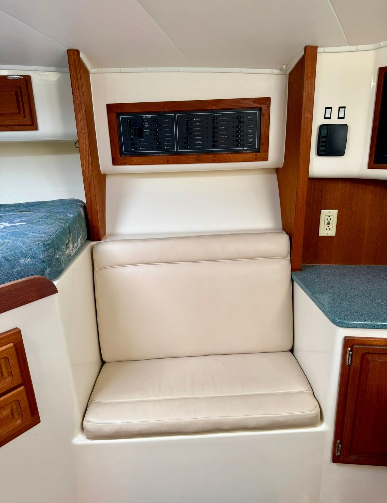 Interior of a 2006 Carolina Classic Express boat with seating area.