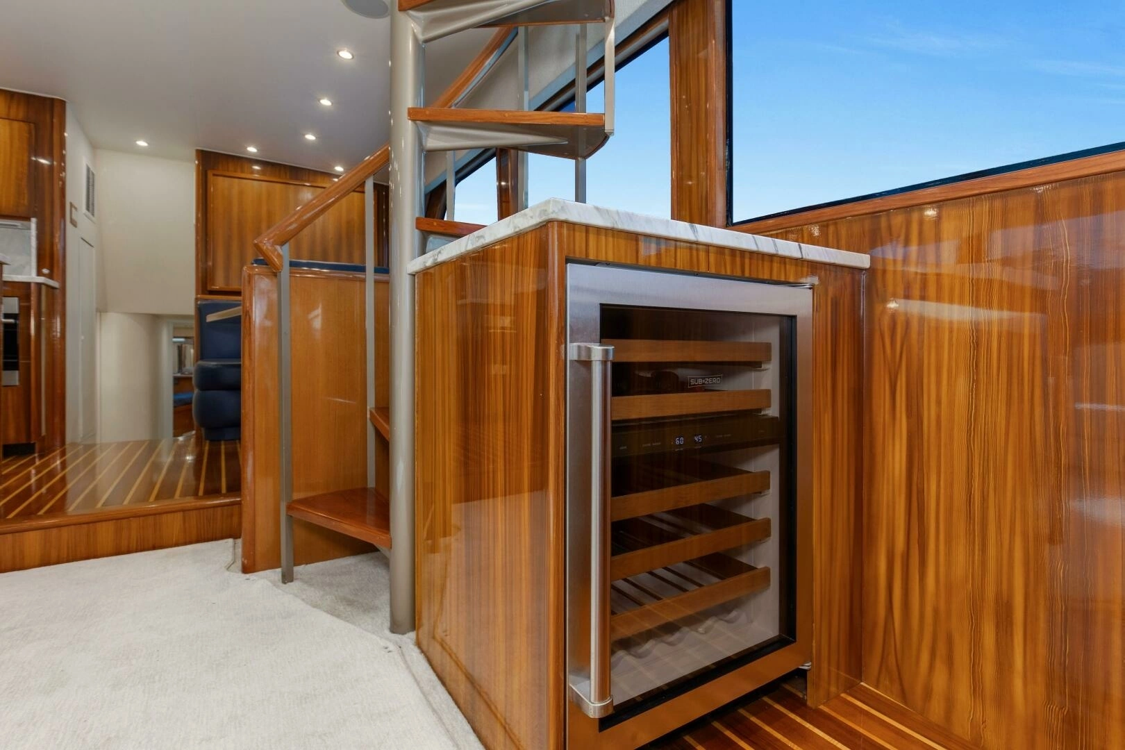 2001 Viking 65 Enclosed Bridge - Image 11