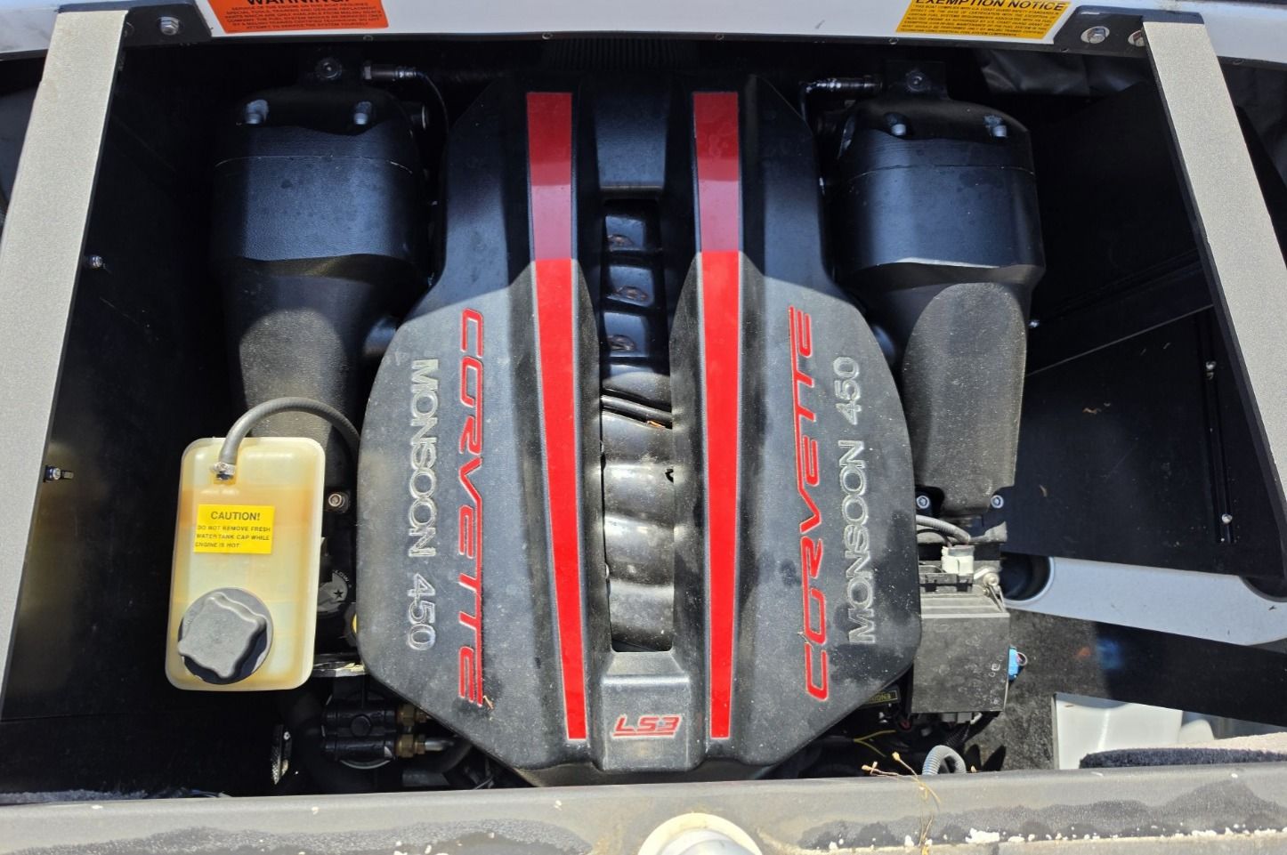 Corvette Monsoon 450 engine in 2014 Malibu Wakesetter 24 MXZ.