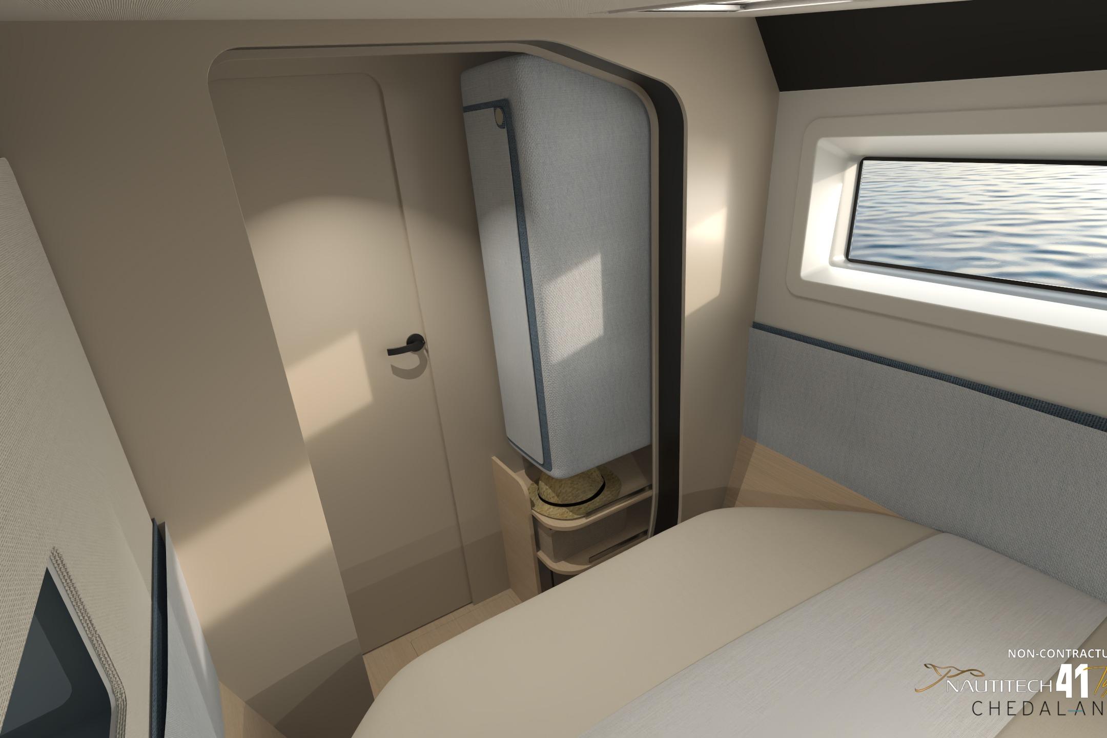 Interior of Nautitech 41 Type S yacht, year 2026.