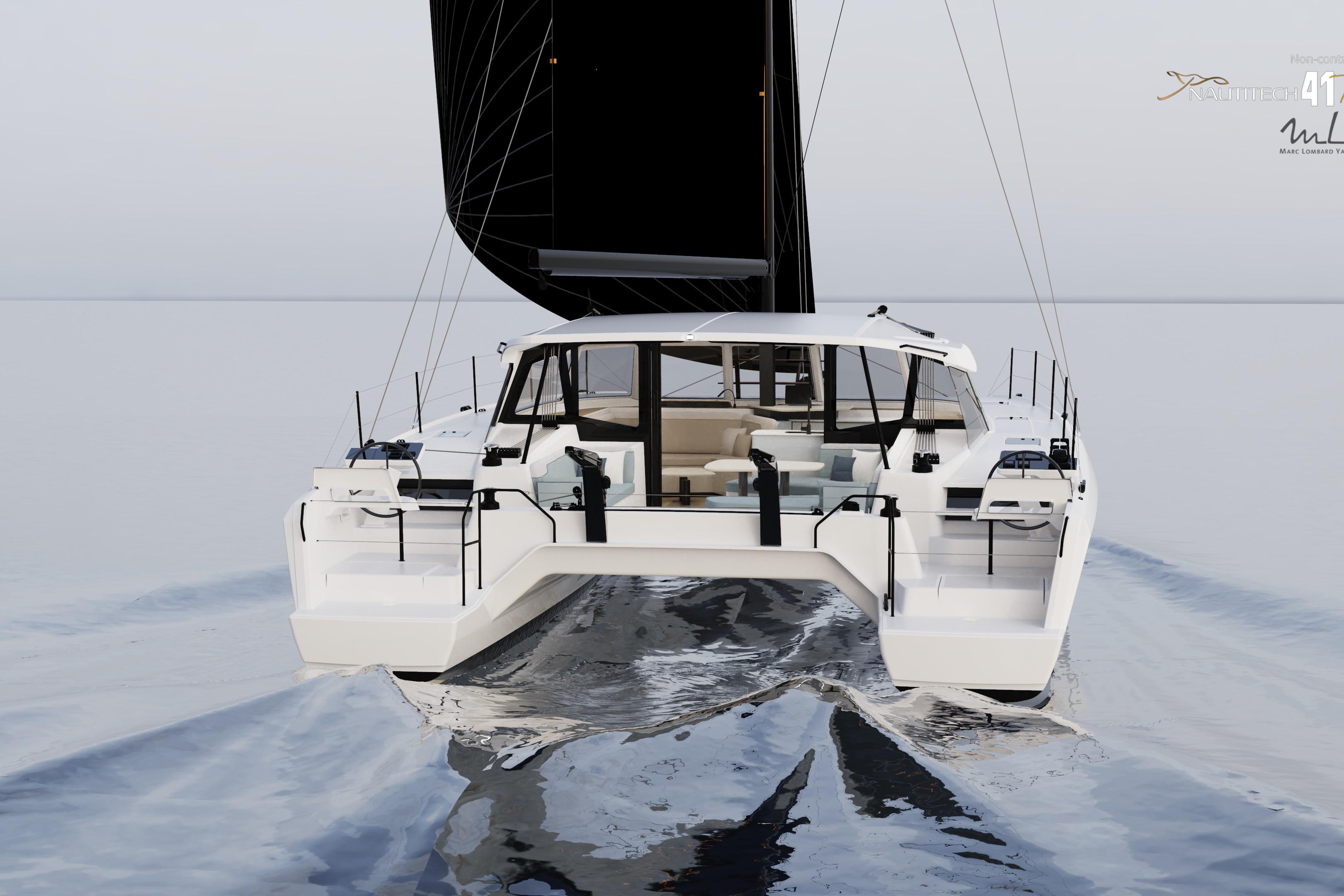 Nautitech 41 Type S 2026 catamaran on calm sea.