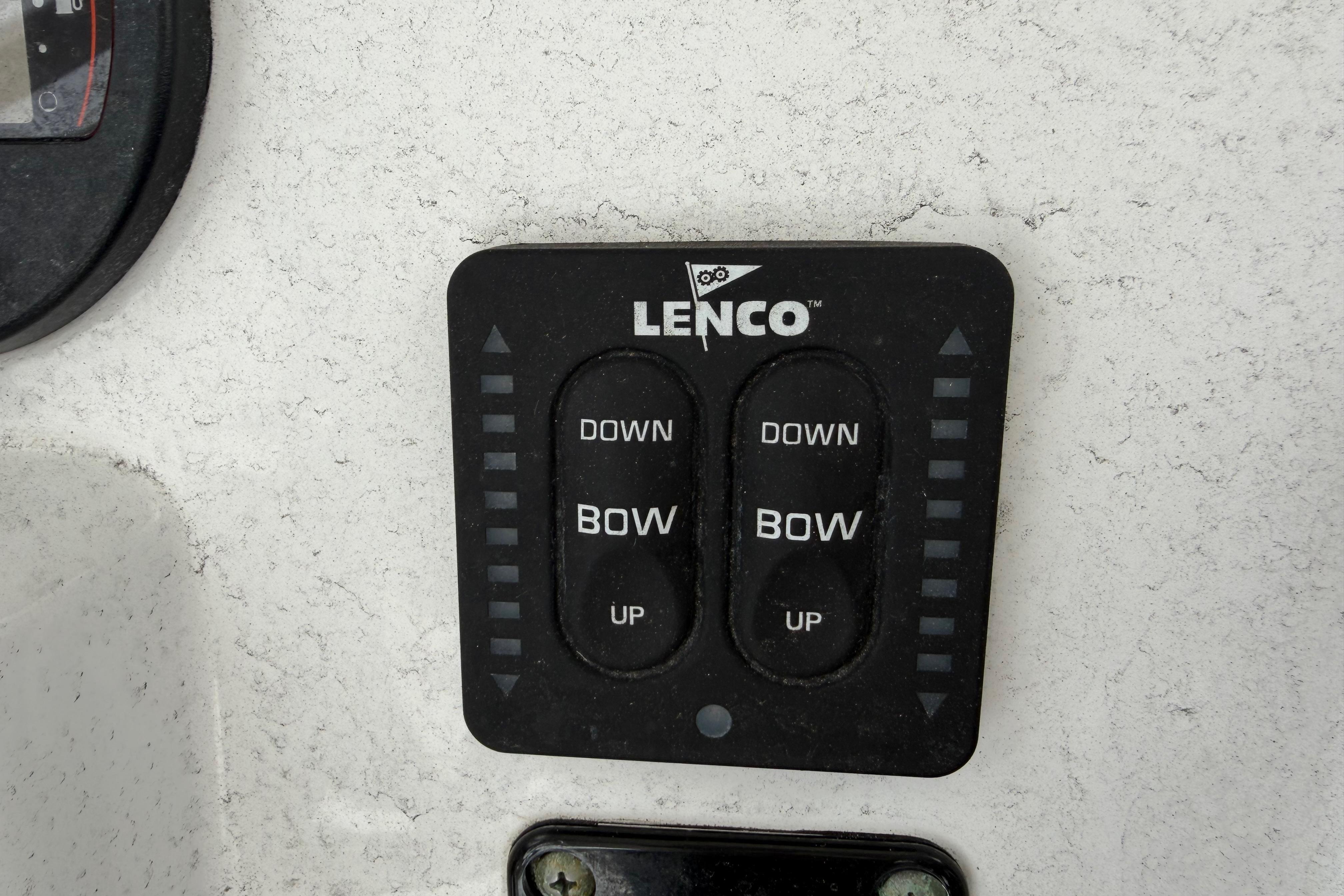 Lenco trim tab control panel on 2016 Sea Hunt Ultra 234 boat.