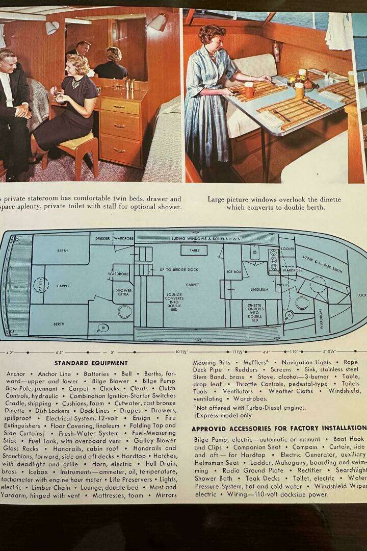 1960 Chris-Craft 45 Constellation - Image 43