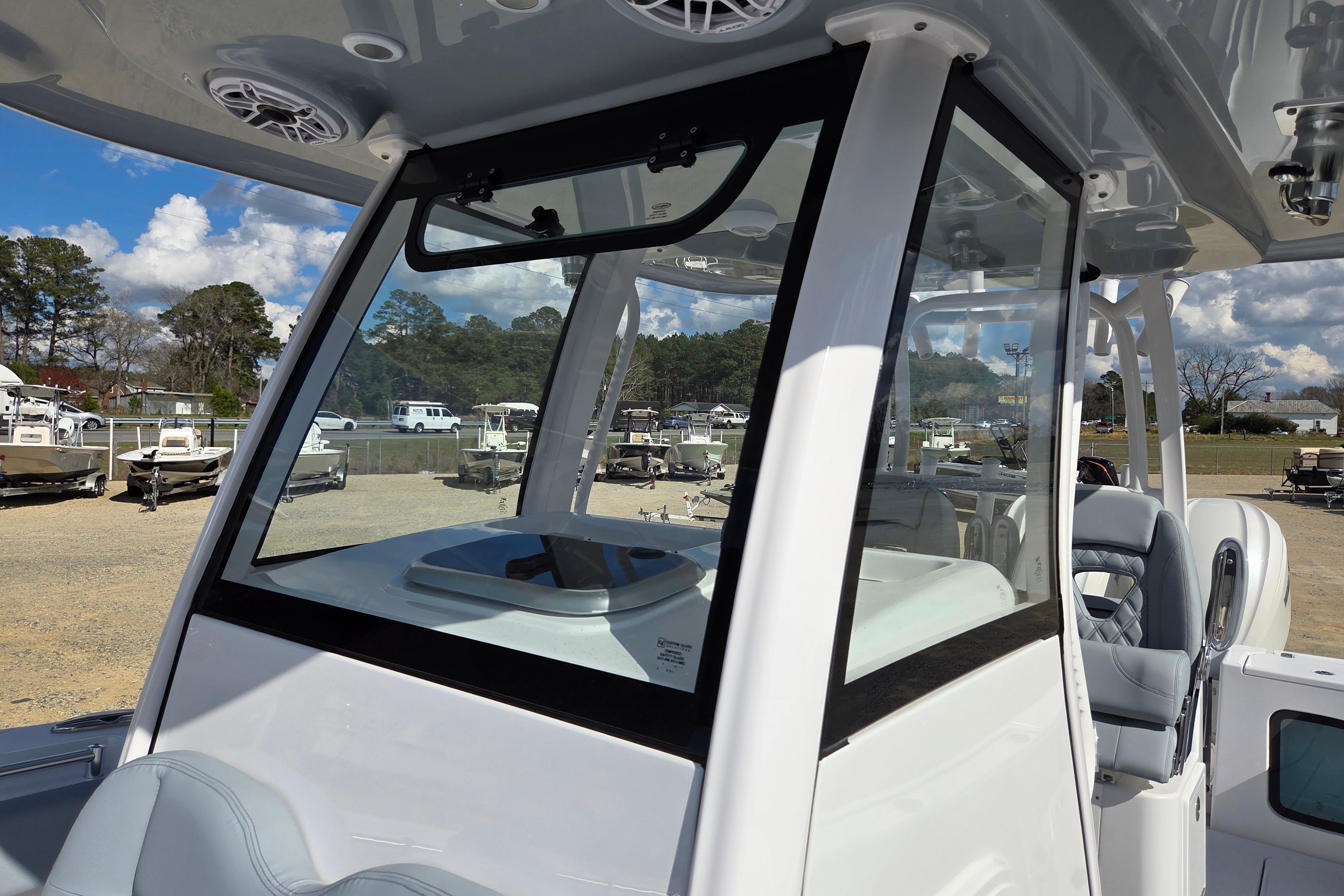 2026 Sportsman Open 282 Center Console boat with sleek design and modern features.