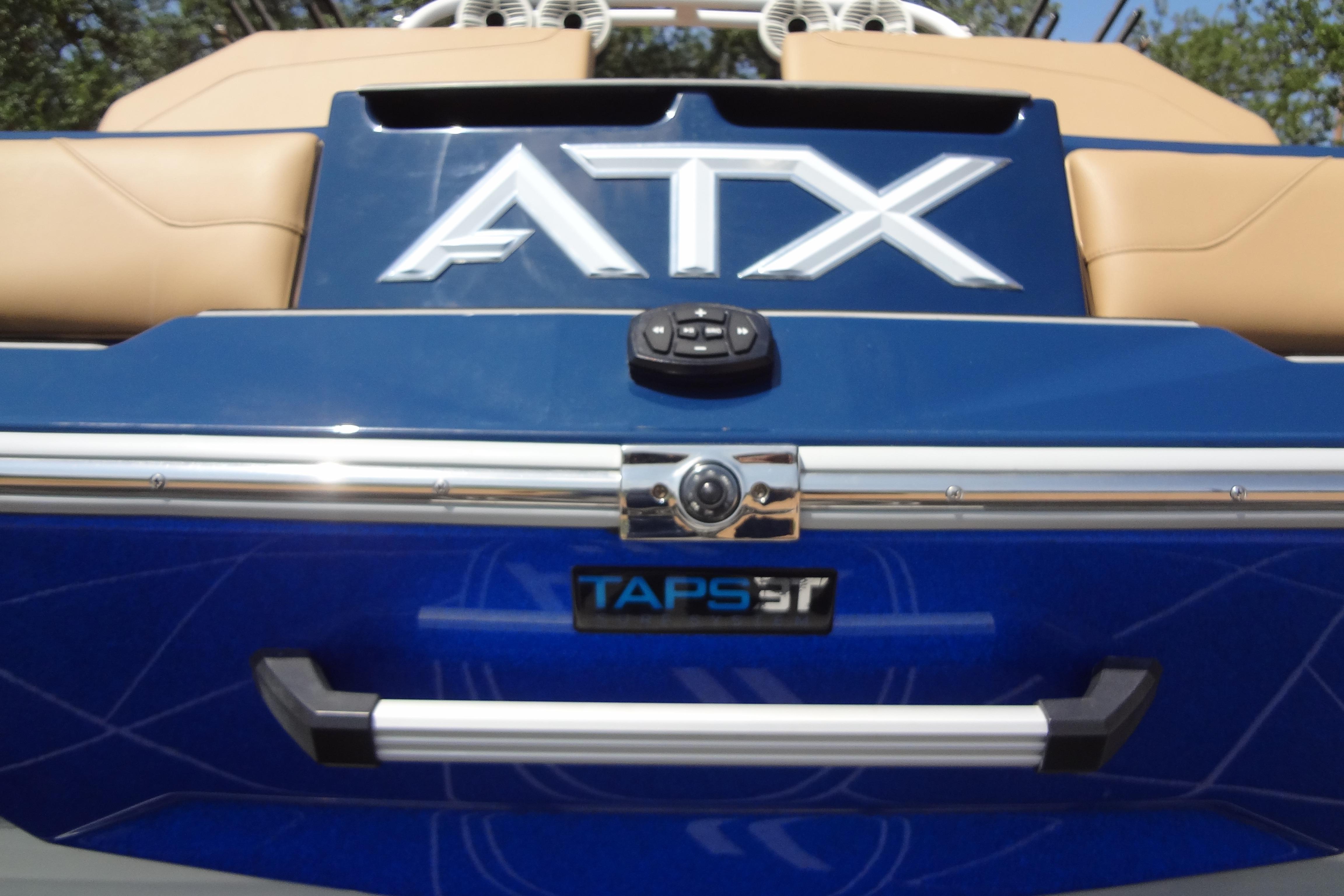 2022 ATX Surf Boats 24 Type-S, blue exterior with TAPS 3T system.