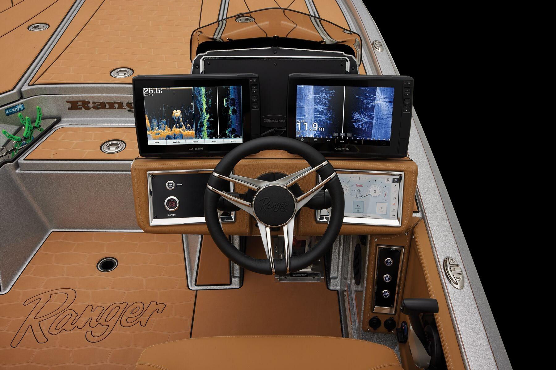Manufacturer Provided Image: Interior of 2026 Ranger Z520R Ultra with advanced electronics.