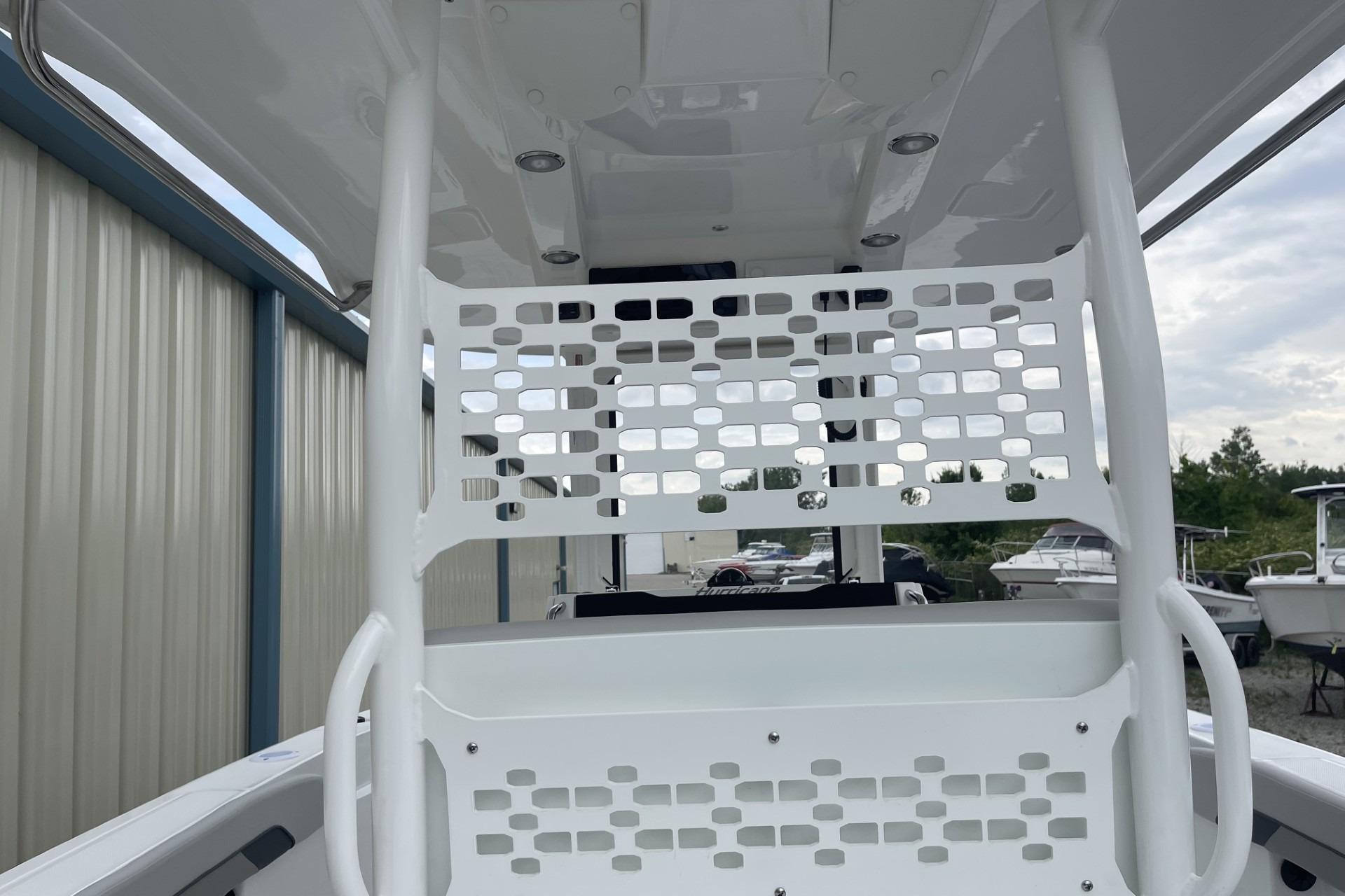 2026 Hurricane Center Console 24 OB boat interior with modern design and seating.