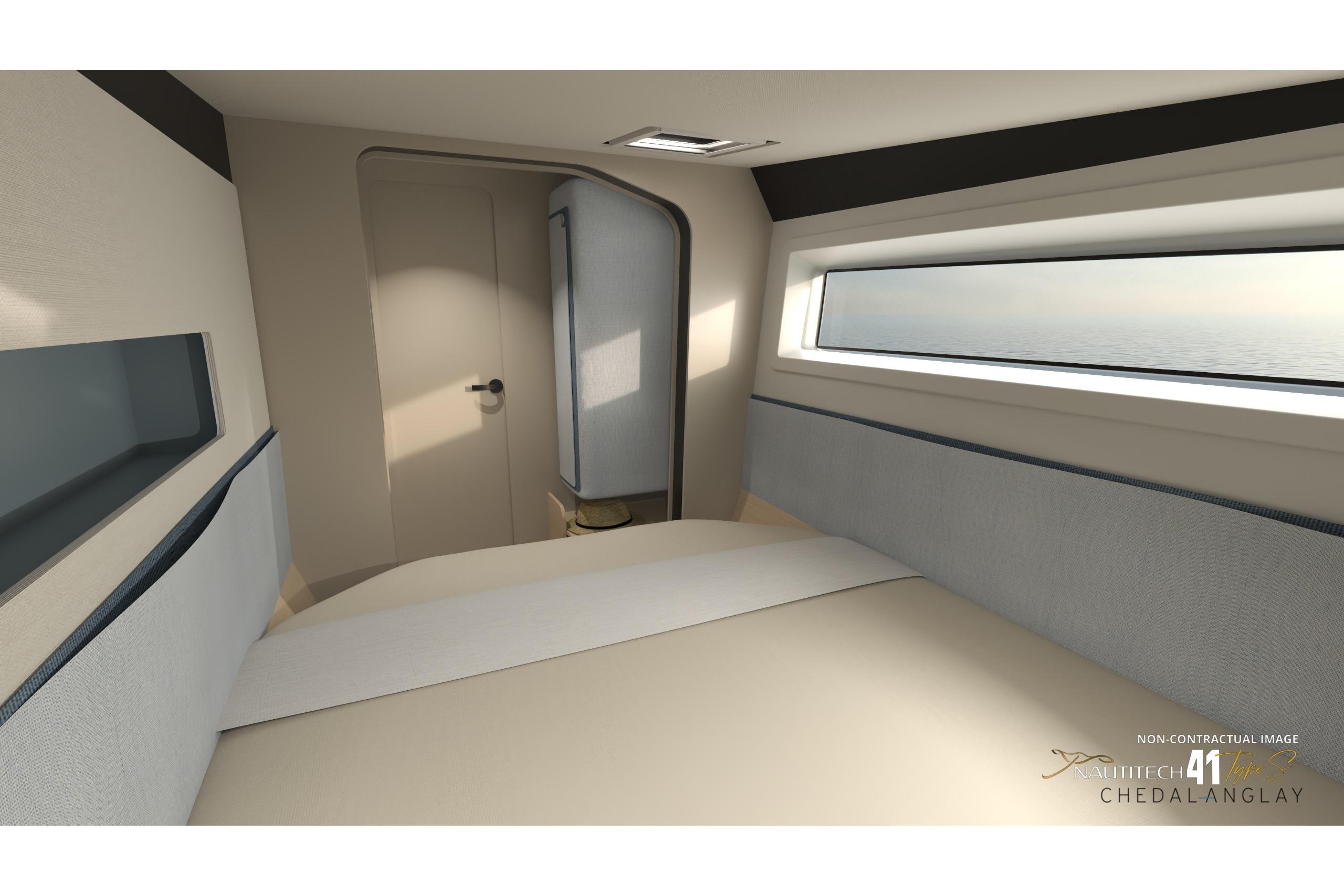 Interior of Nautitech 41 Type S yacht, year 2026.