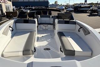 2026 Tahoe T21 boat interior with spacious seating and modern design.