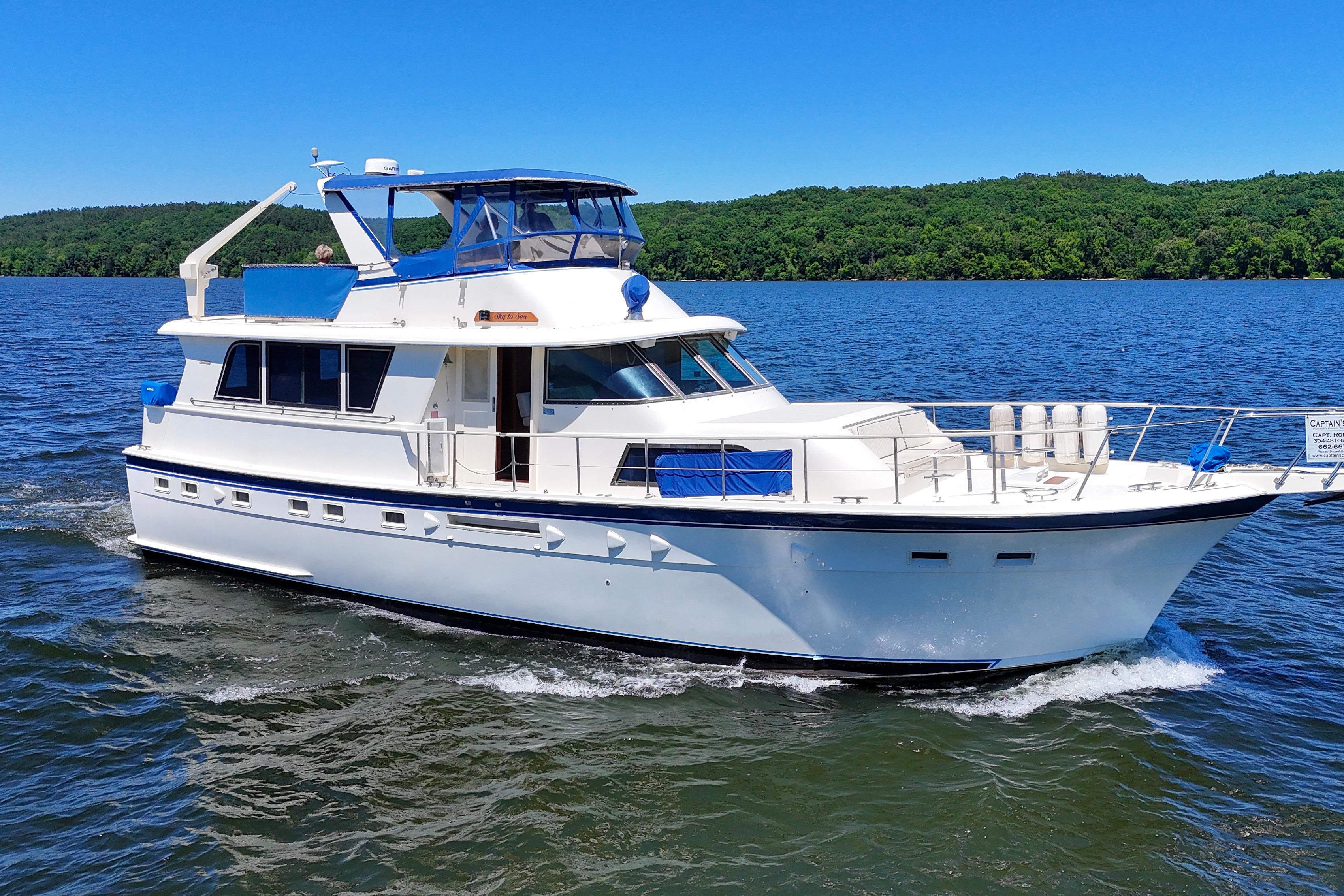 1984 Hatteras 53 Extended Deckhouse Motor Yacht