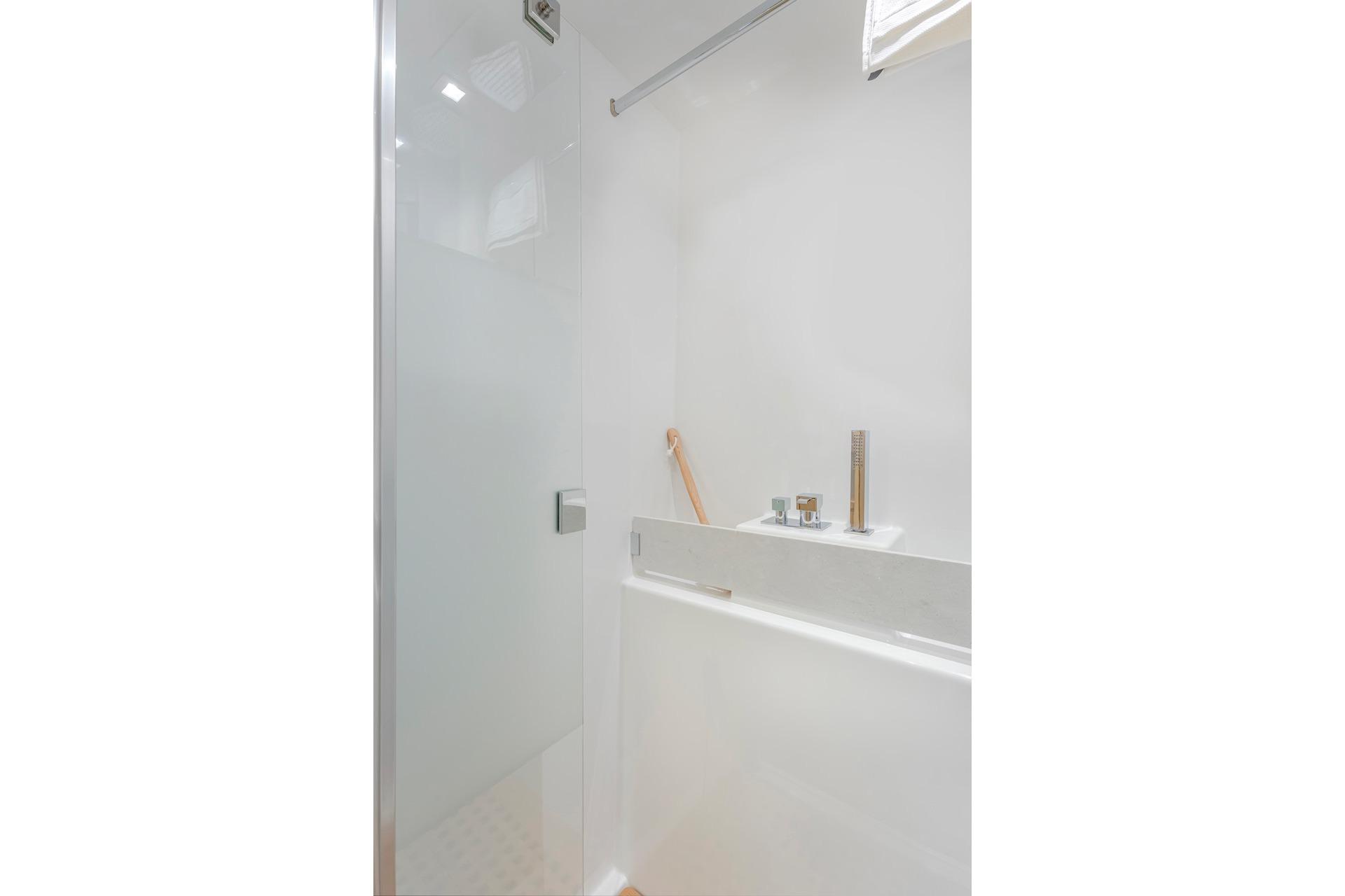 Modern shower in Privilege Signature 510, year 2025.