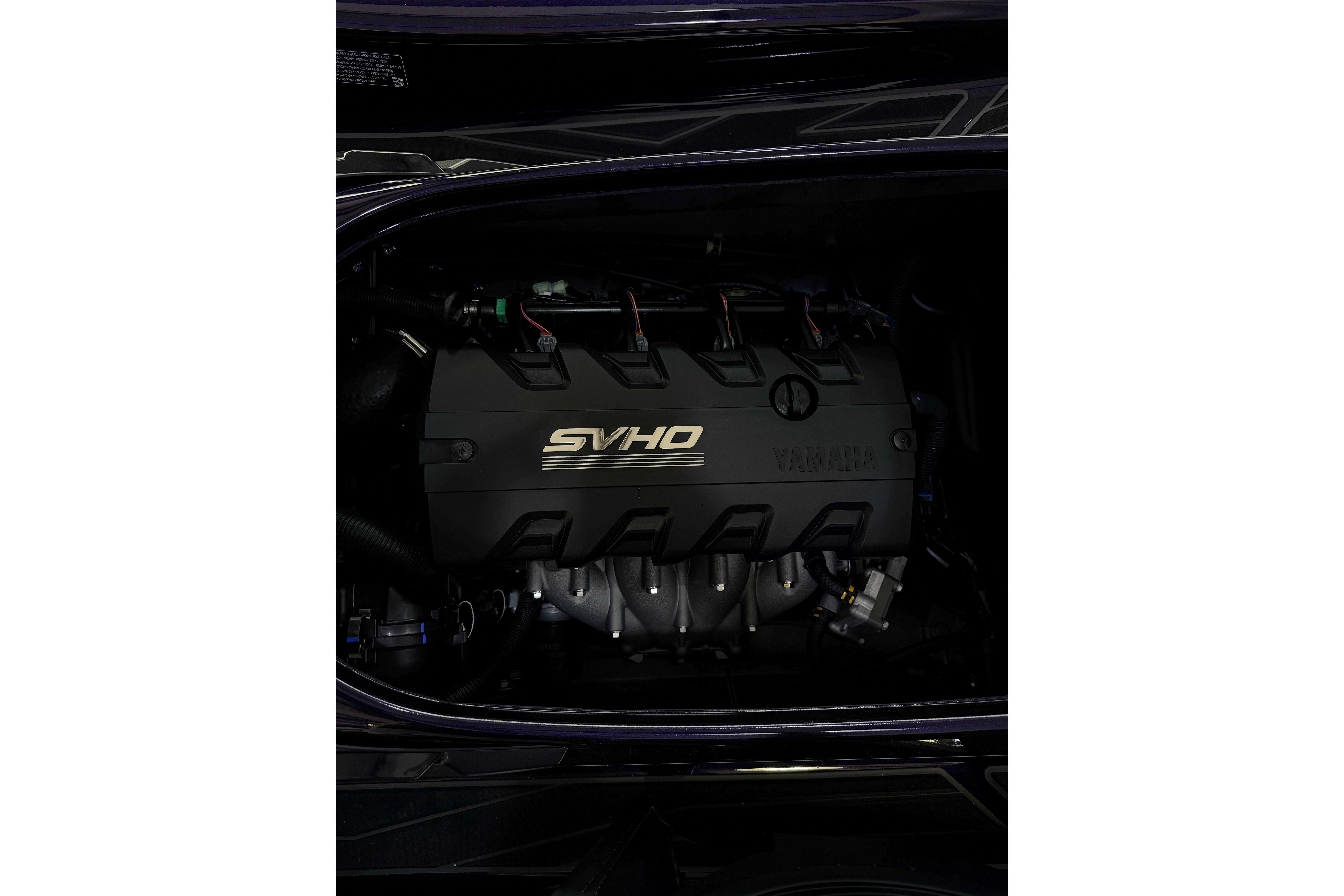 2026 Yamaha WaveRunner FX SVHO engine, showcasing advanced design and performance features.