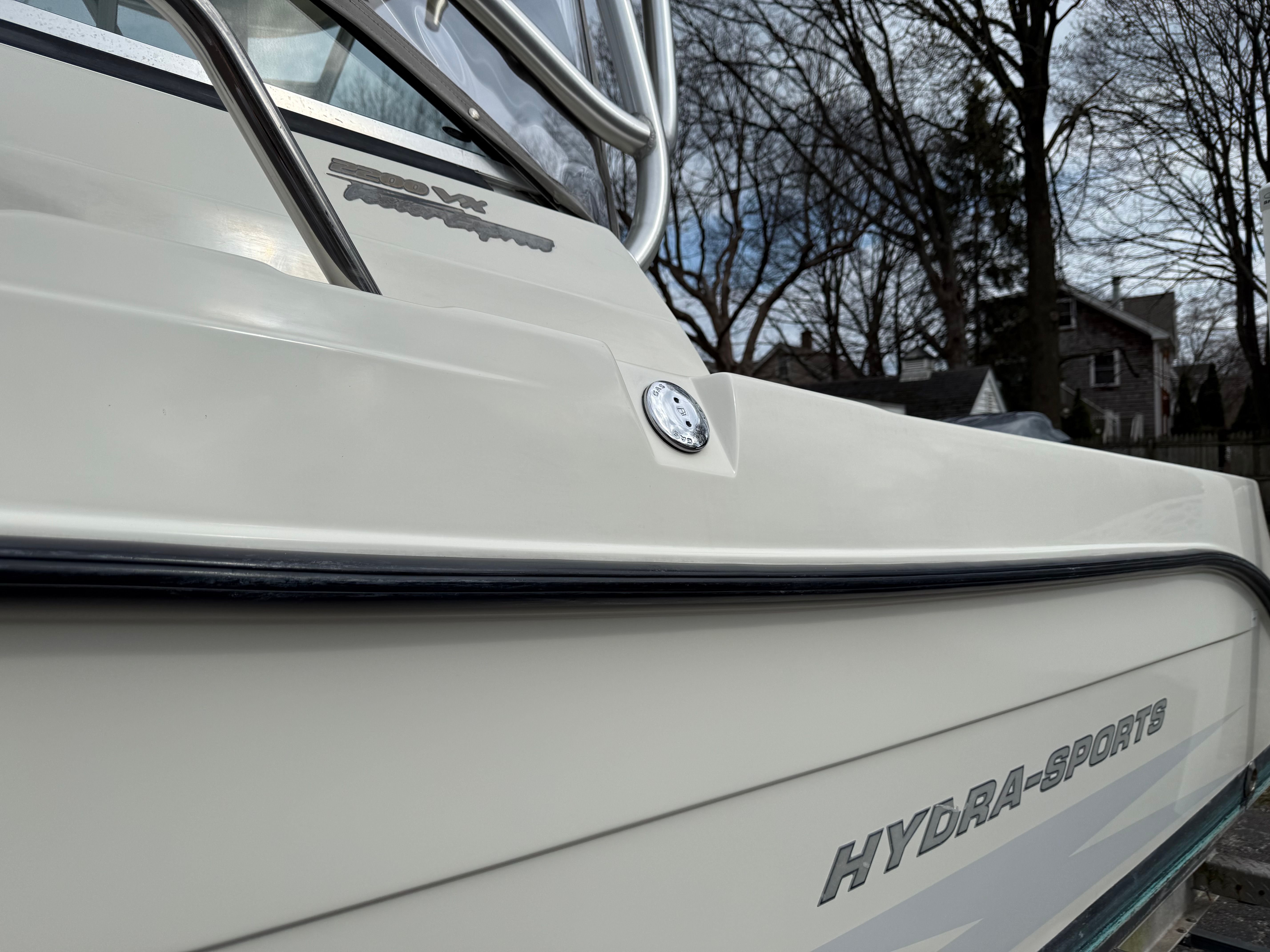 2008 Hydra-Sports Vector 2200 VX boat close-up.