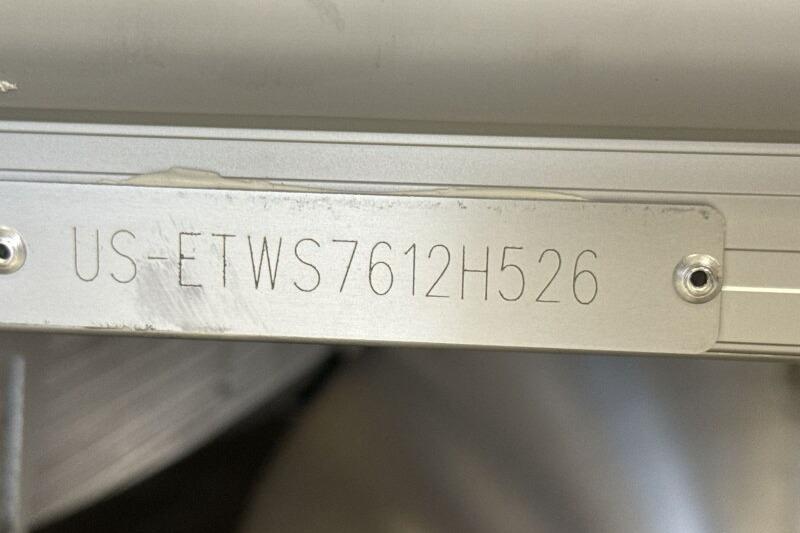 Hull identification number on 2026 Bennington 23 SSRSF boat.