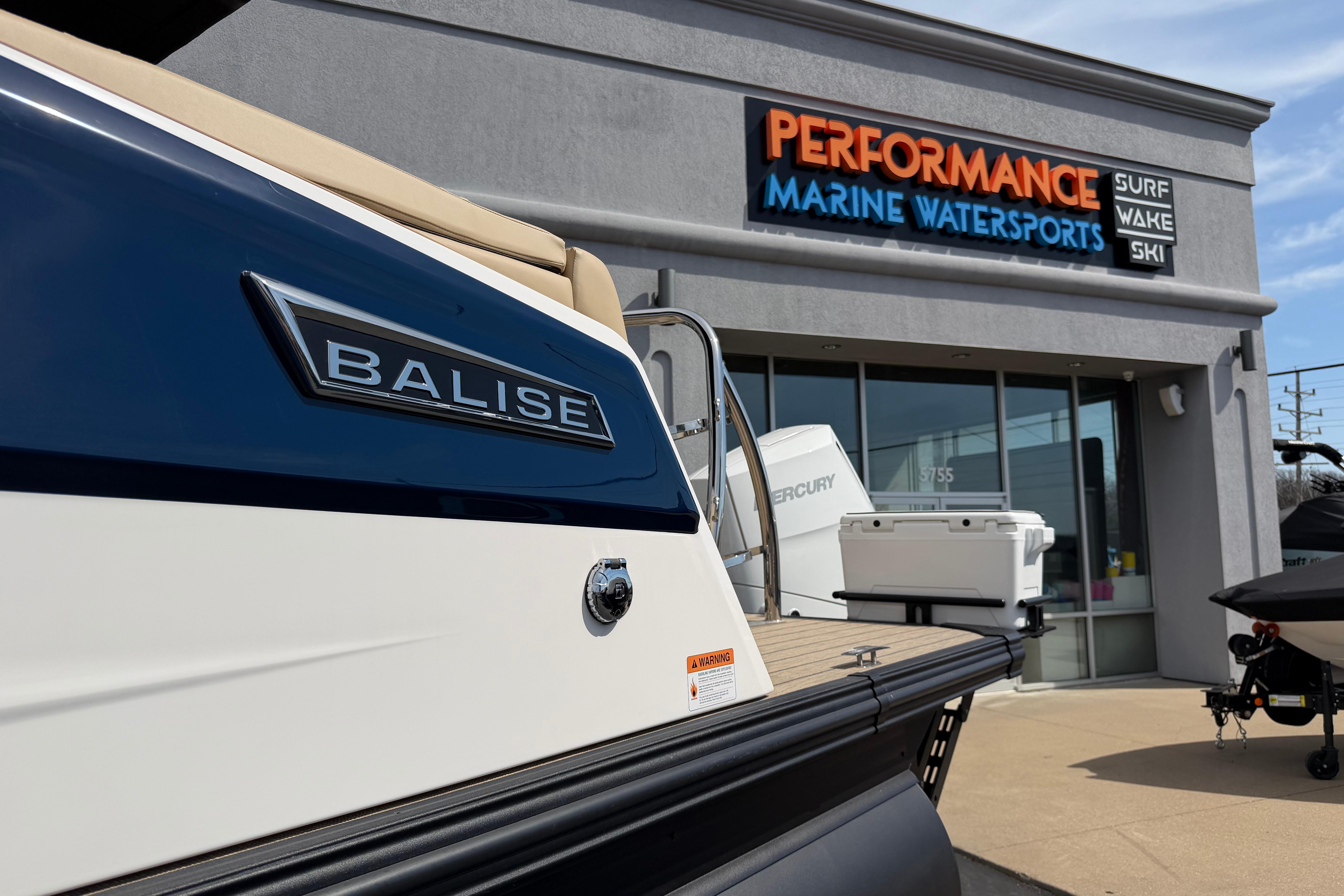 2025 Balise HORIZON26C boat at Performance Marine Watersports dealership.