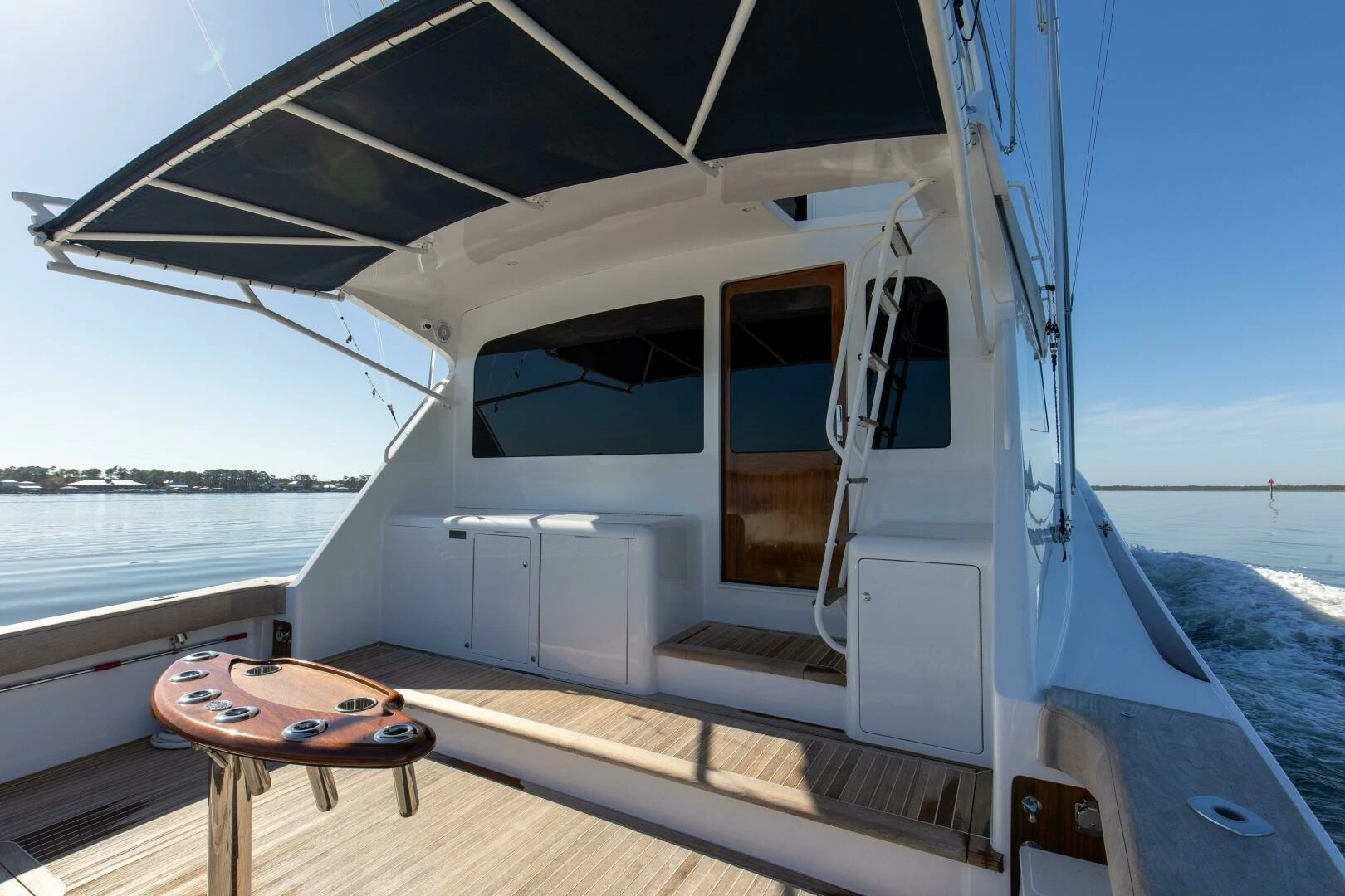 2001 Viking 65 Enclosed Bridge - Image 4
