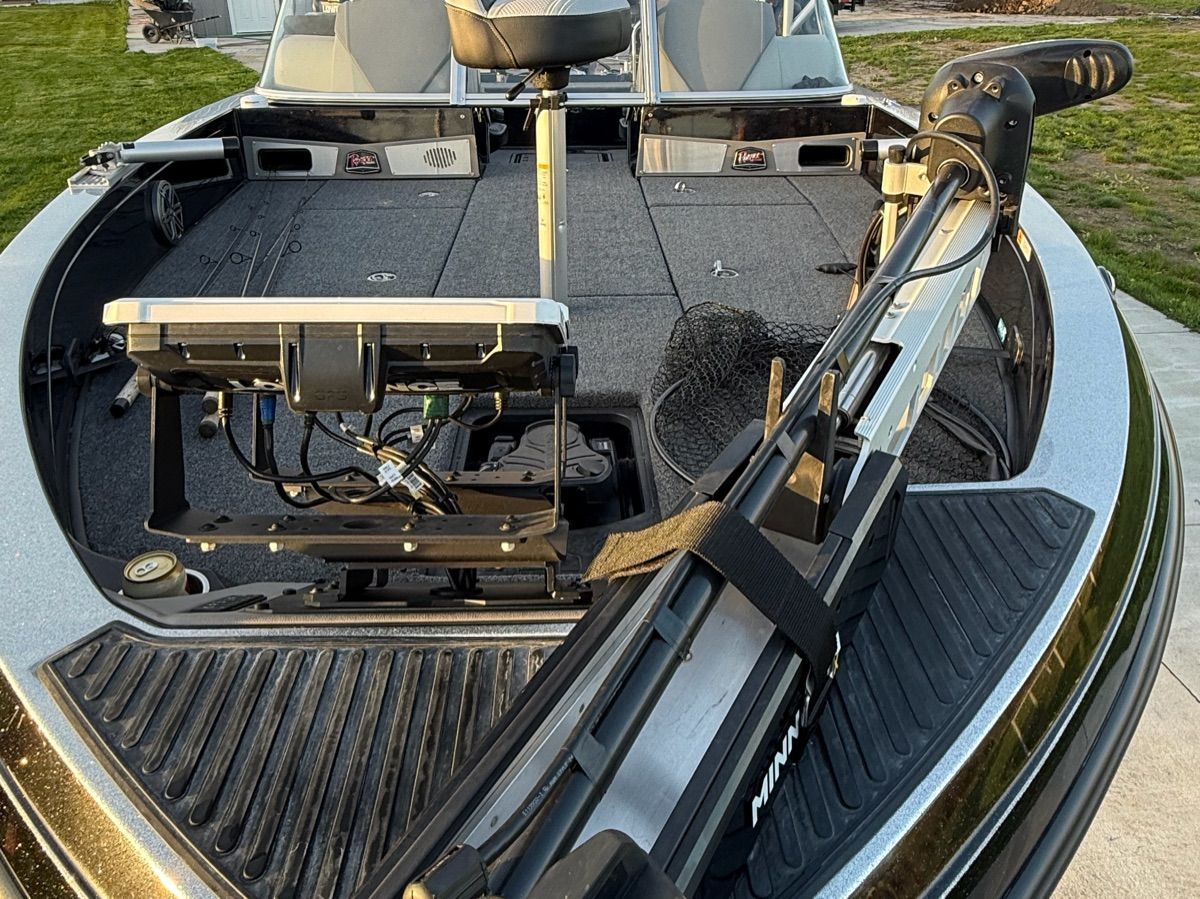 2024 Ranger 622FS Pro boat with fishing gear and seat.